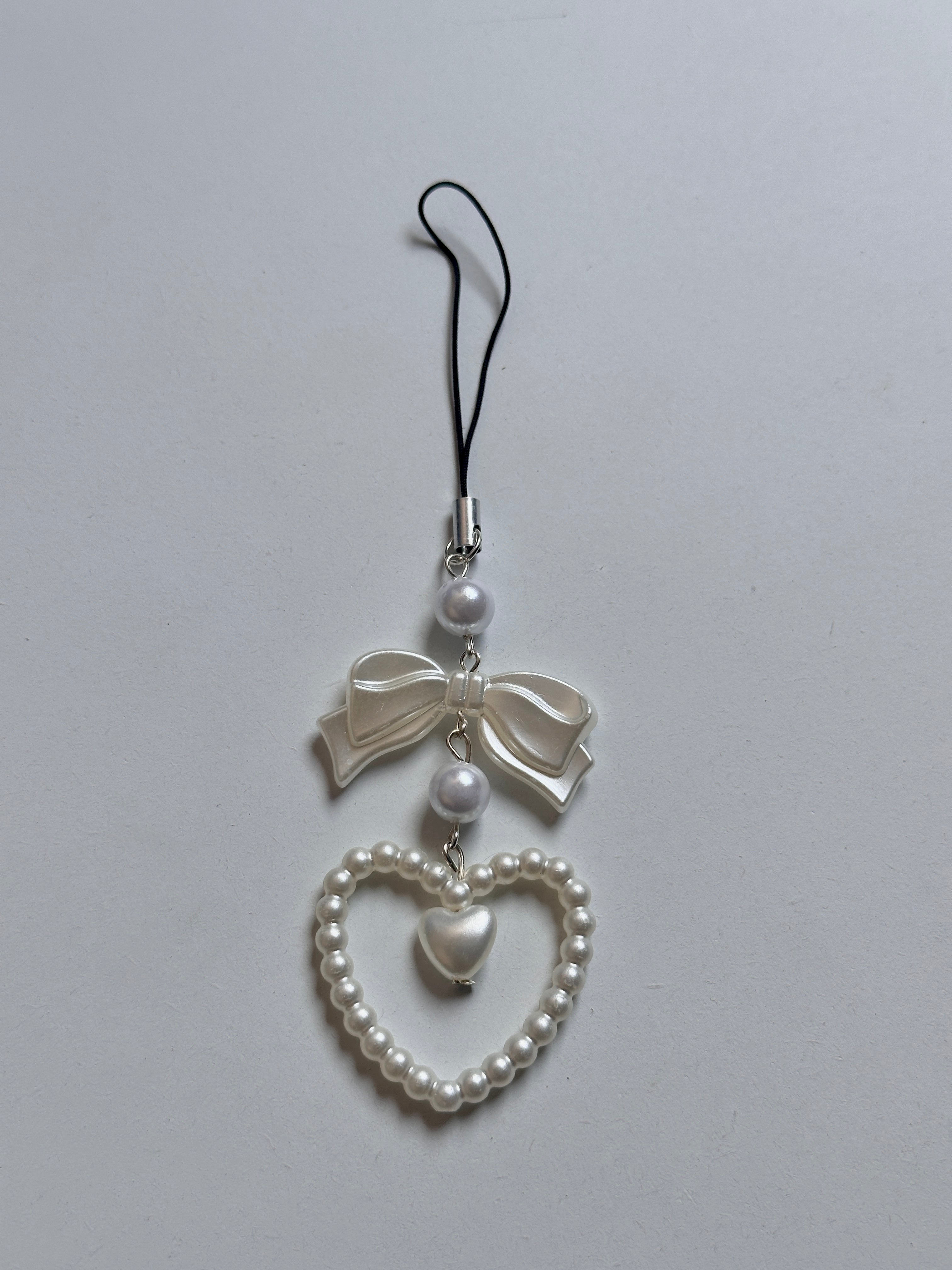 Heart phone charm