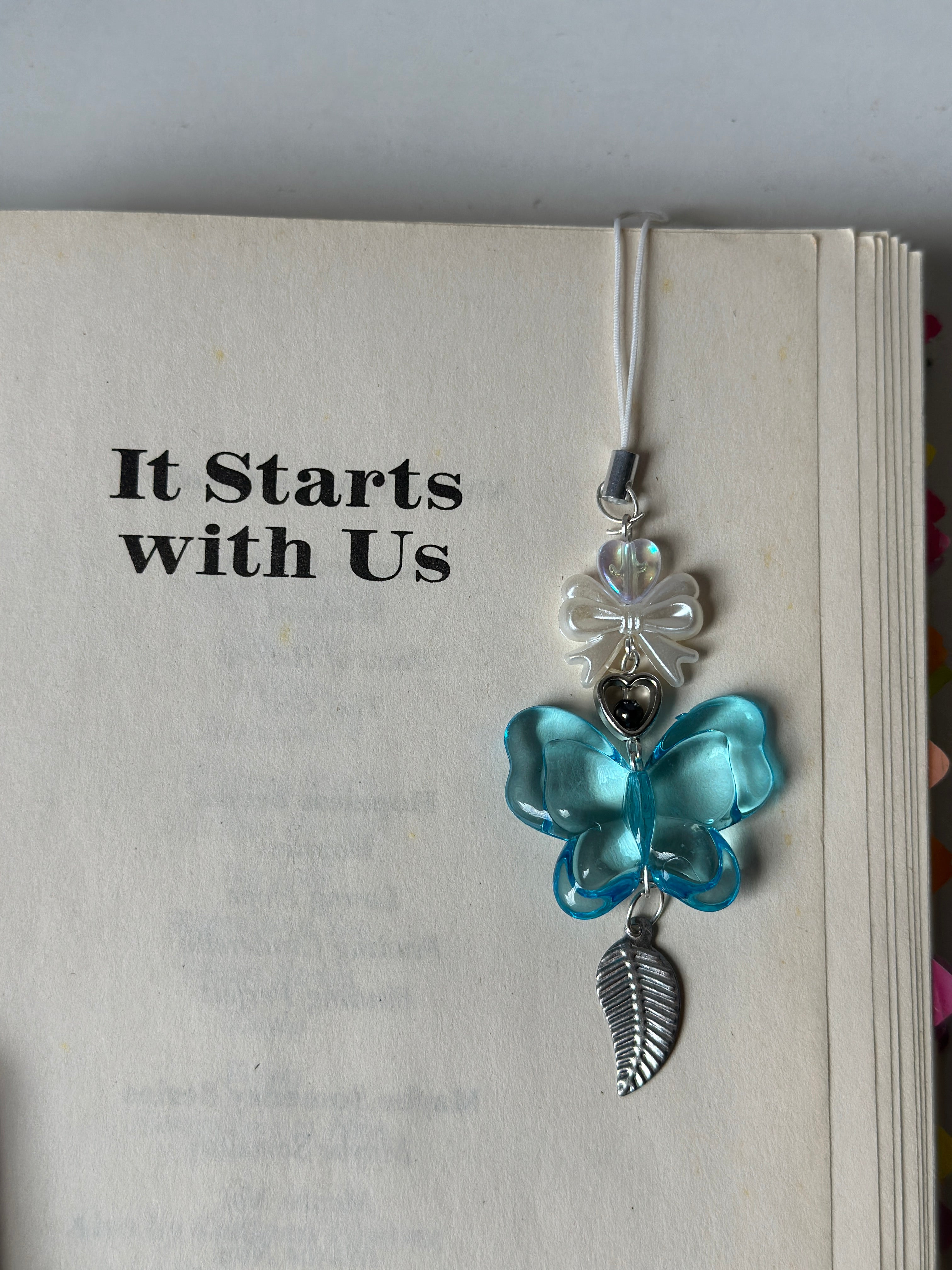 Butterfly phone charm