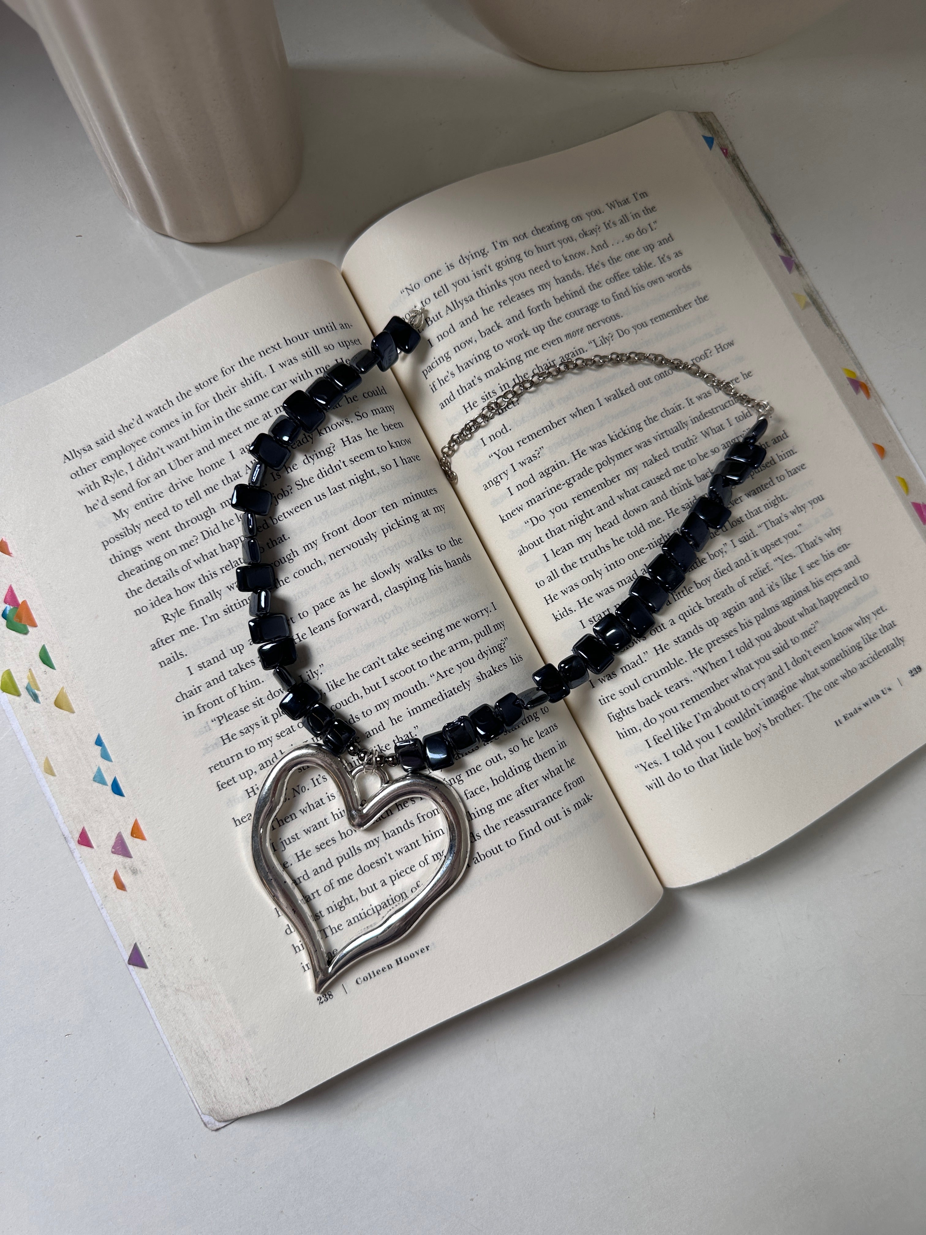 Premium big heart necklace