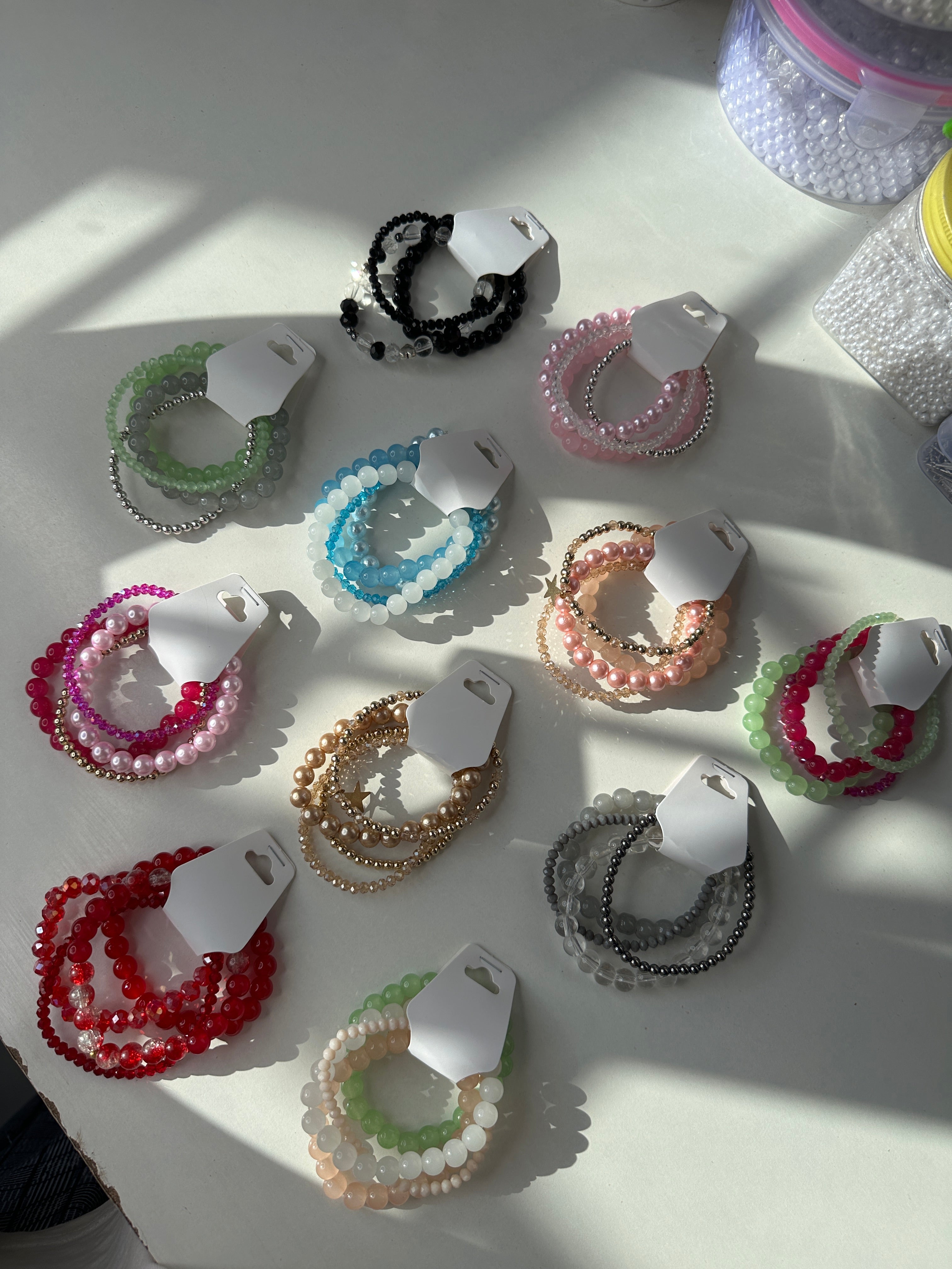 Stack bracelets>