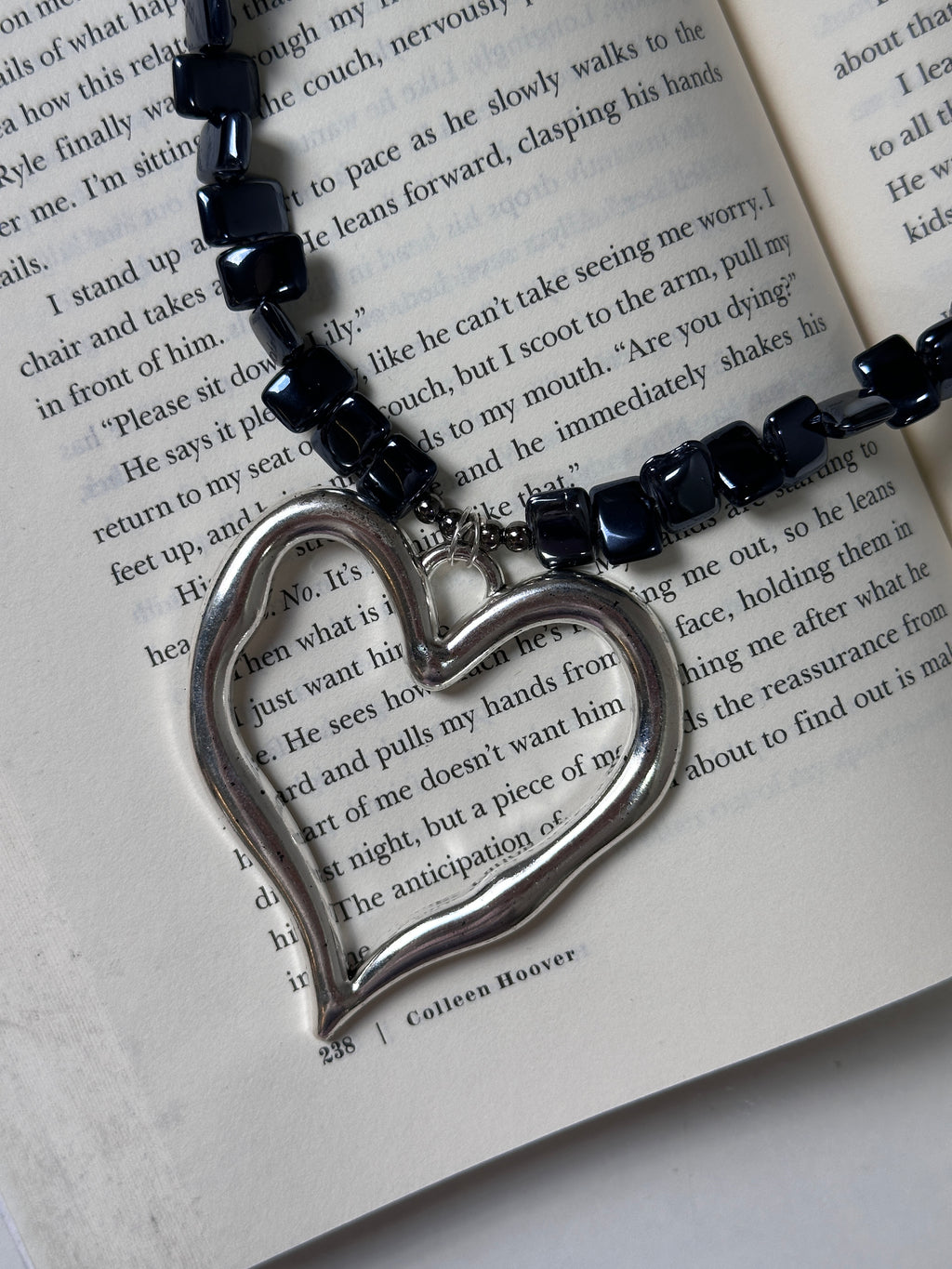 Premium big heart necklace