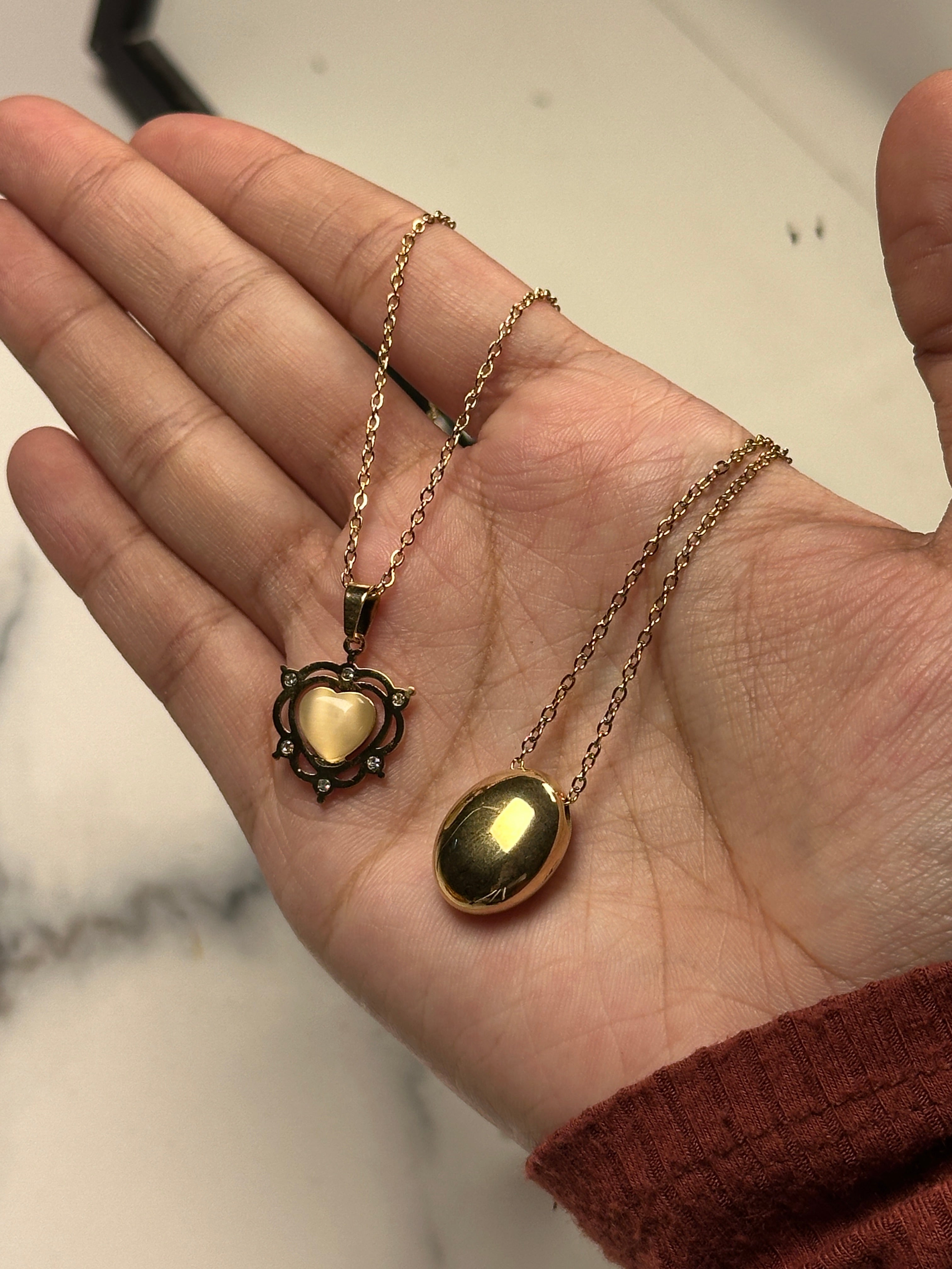 Anti tarnished necklace