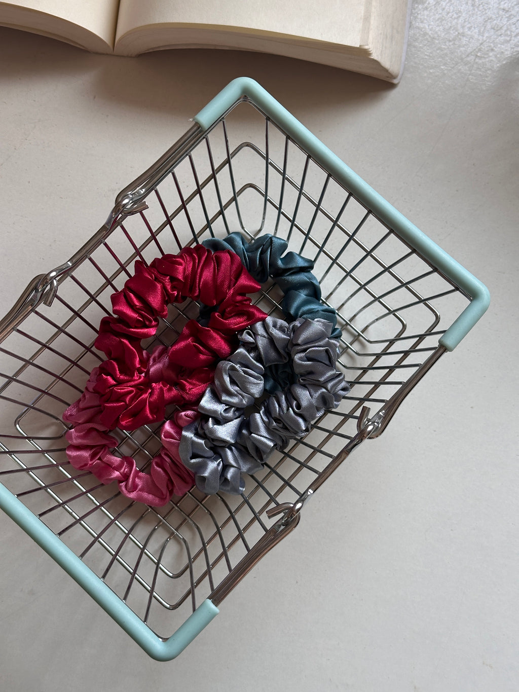 Satin scrunchie