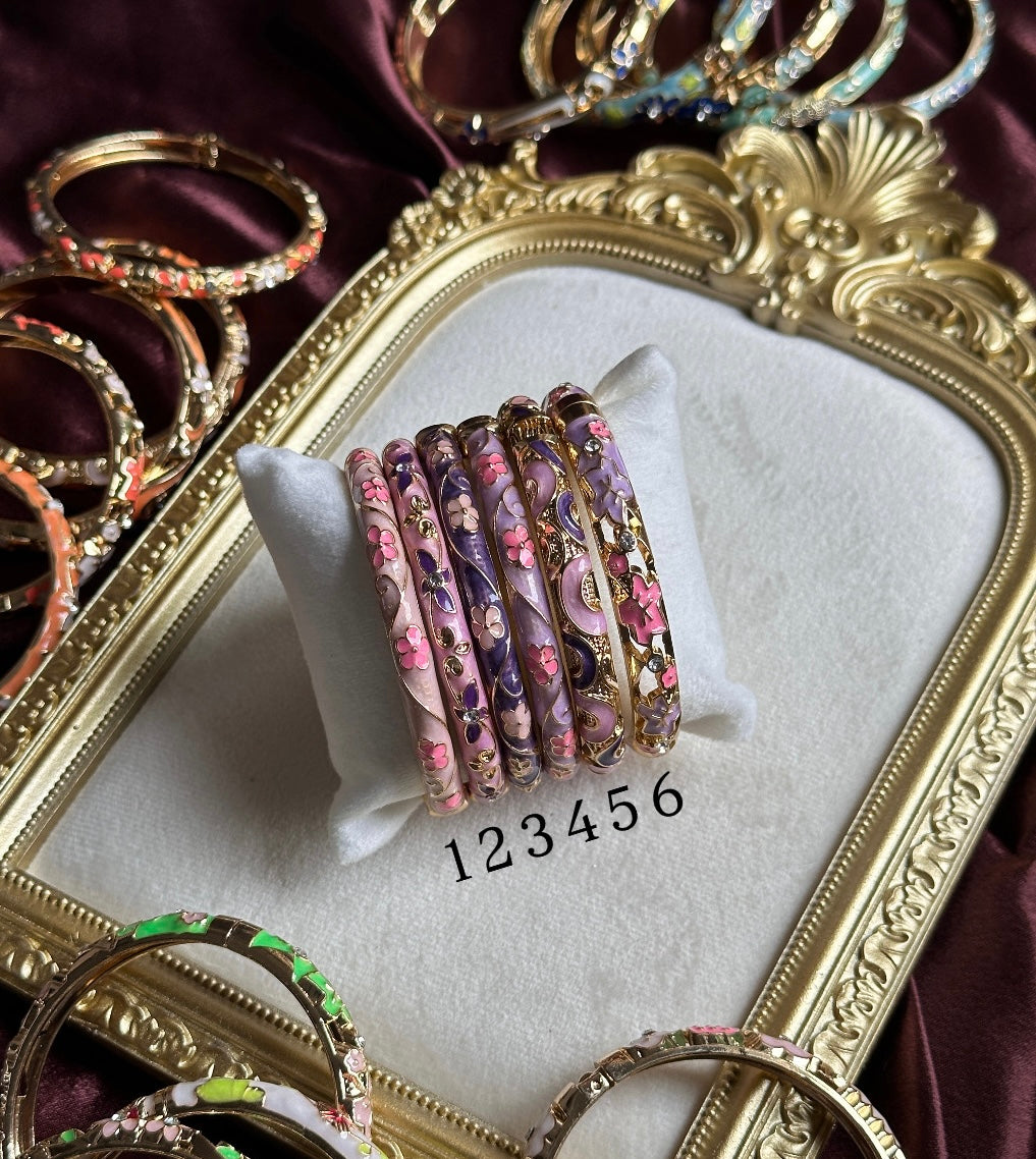 Enamel bangles
