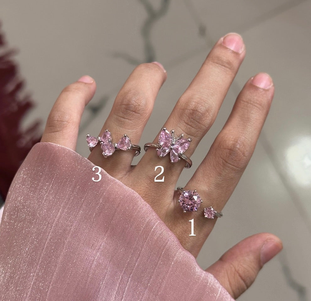 Diamond adjustable ring