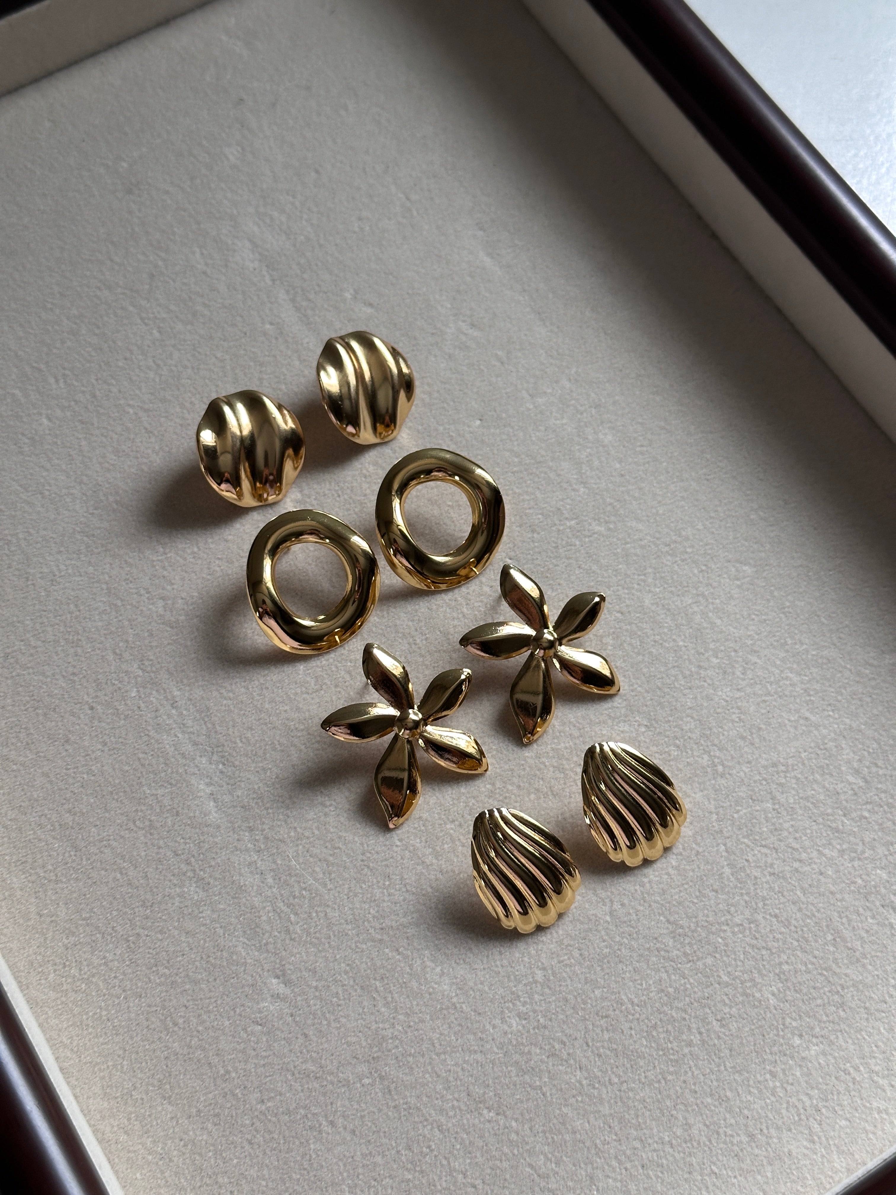 Anti tarnished earrings