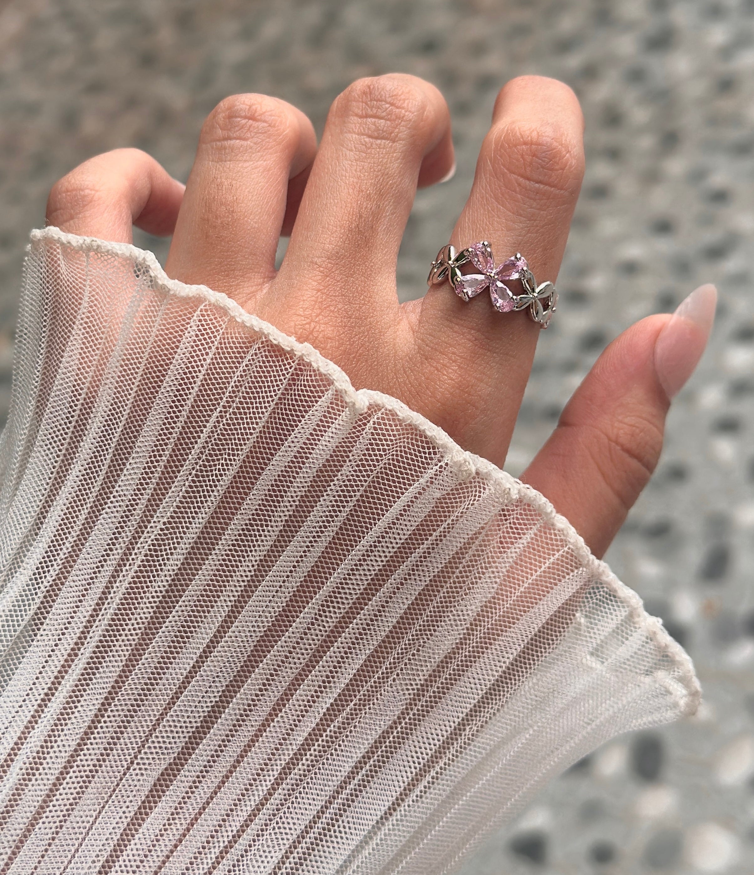Floral Diamond Ring
