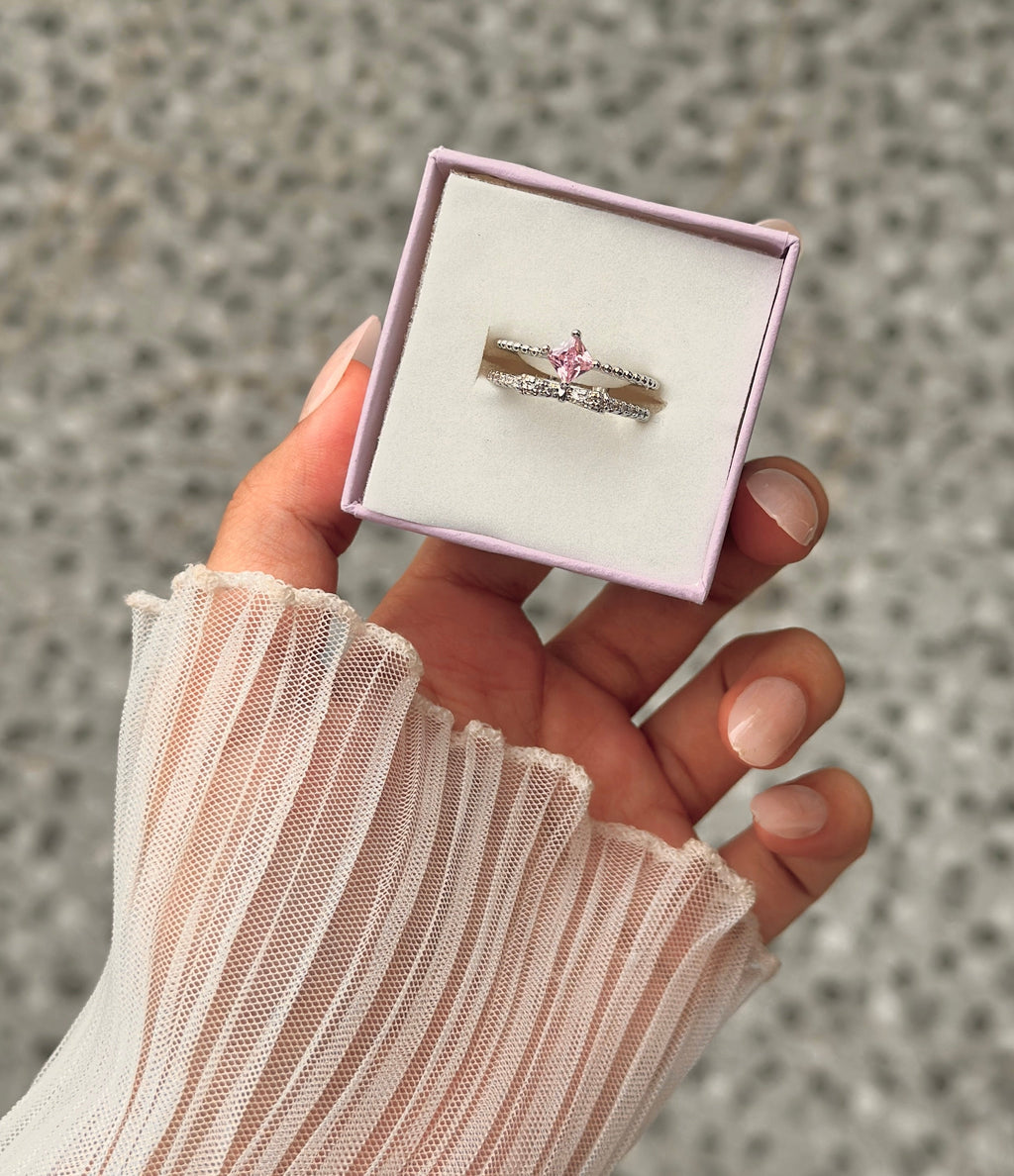 Rosy Charm Ring