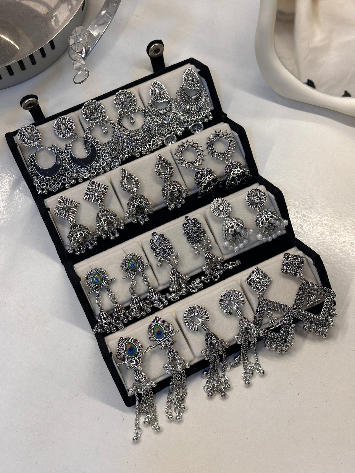 Earring set with box