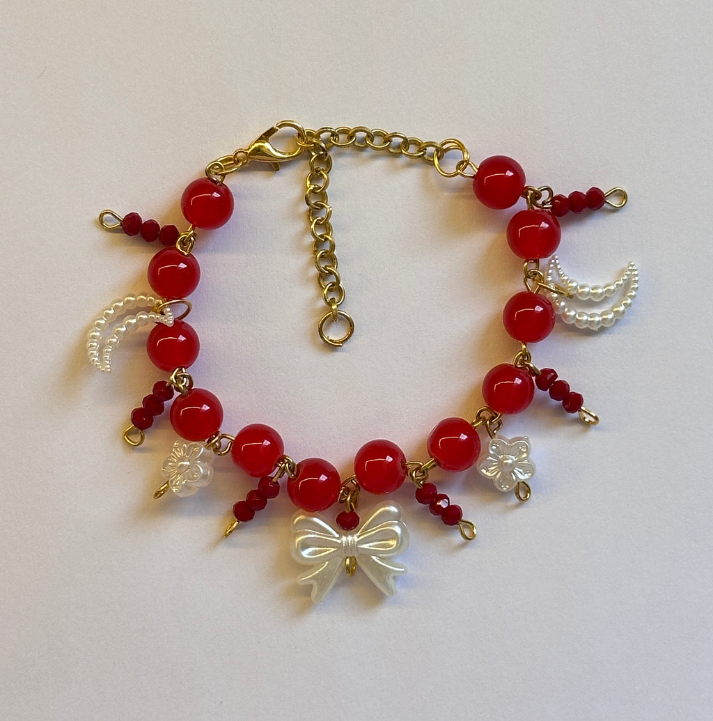 Red bow bracelet
