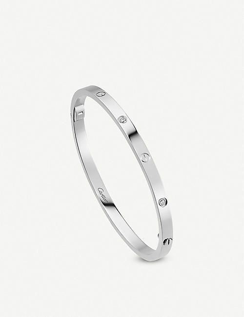 Silver Cartier bracelet