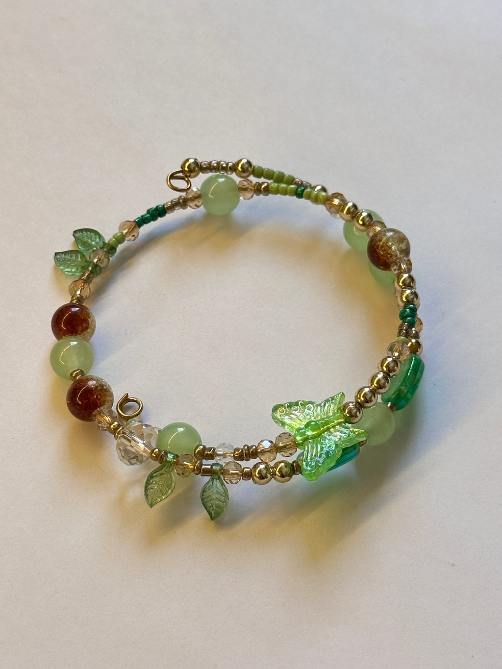 Green layer bracelet