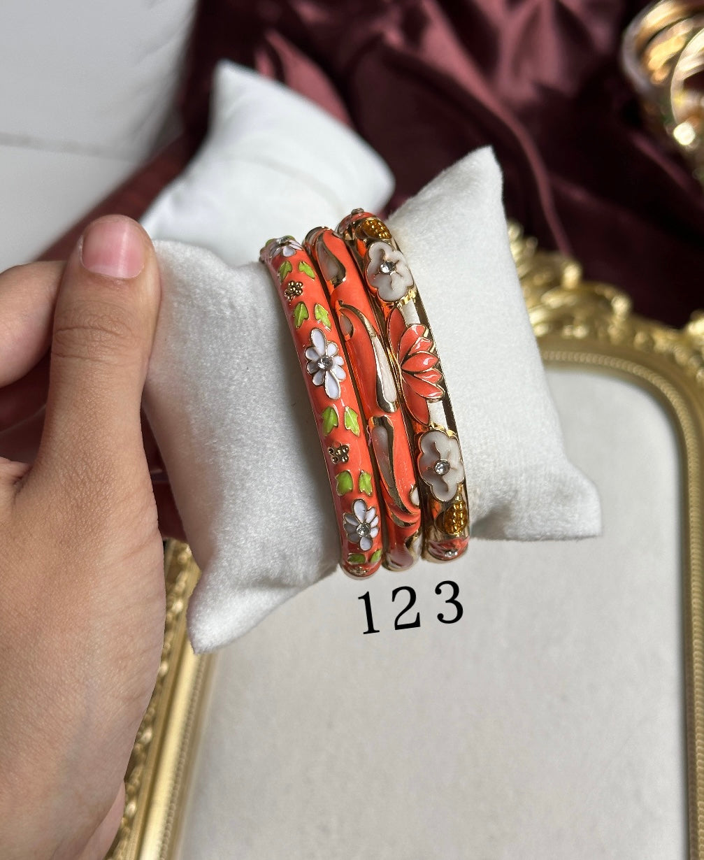 Enamel bangle