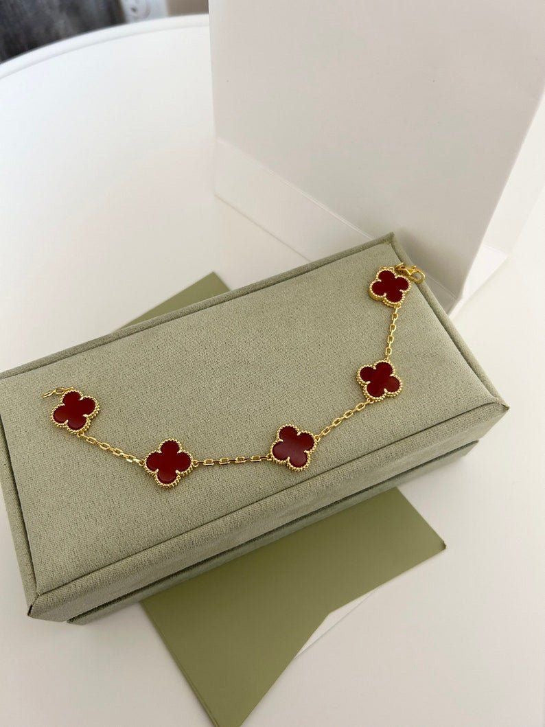 Maroon bracelet