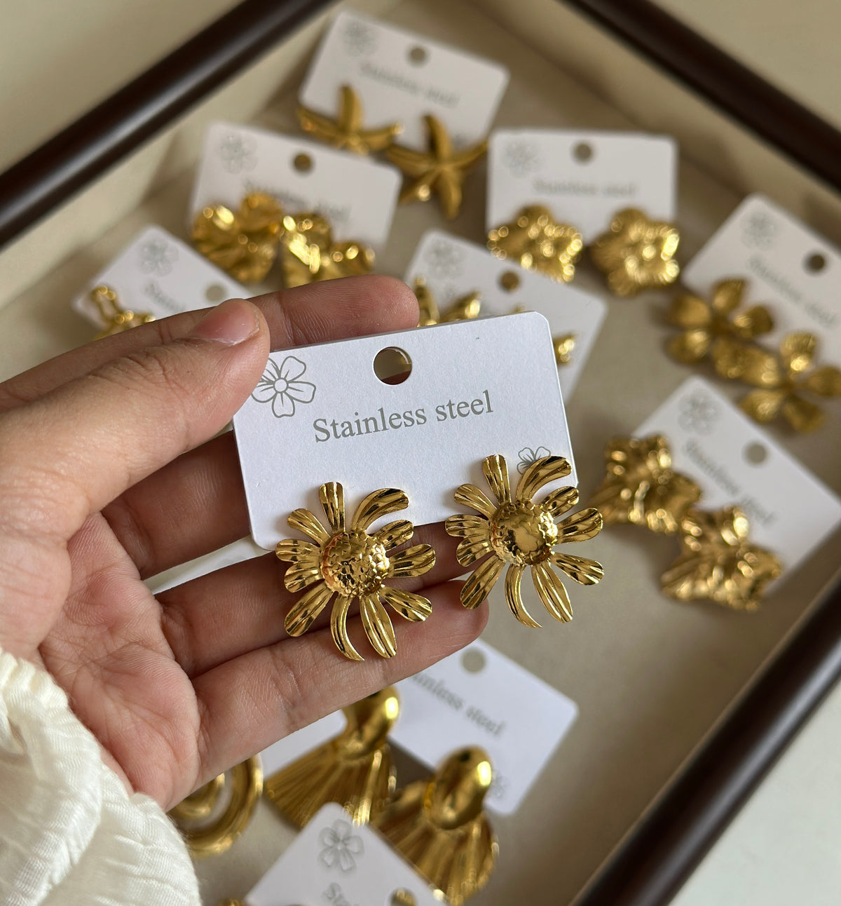 Mogra earring