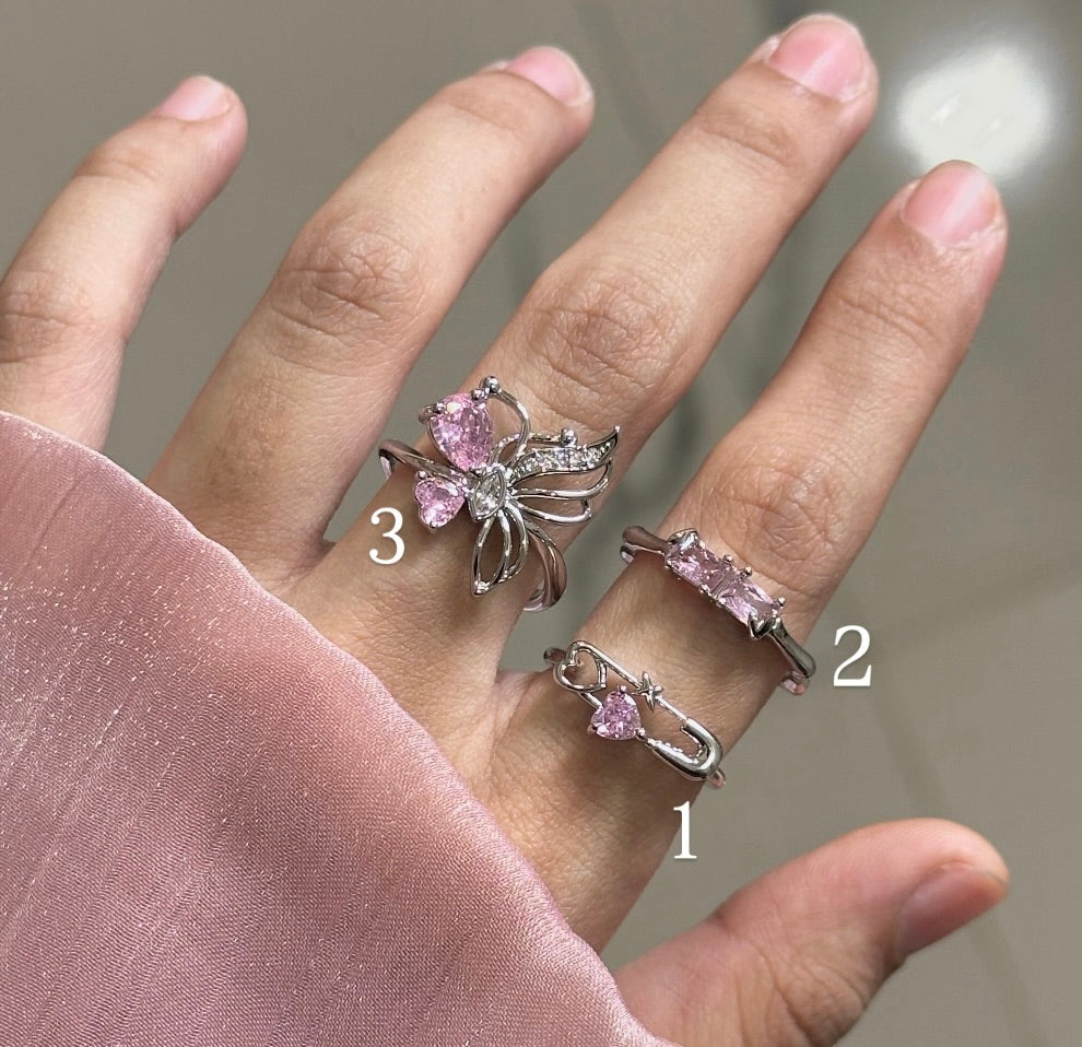 Diamond adjustable ring