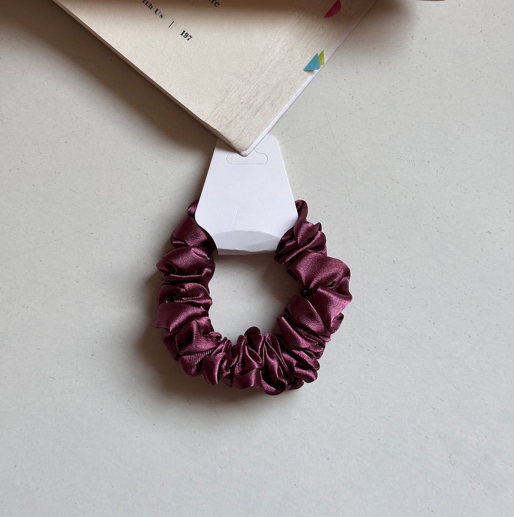 Satin scrunchie