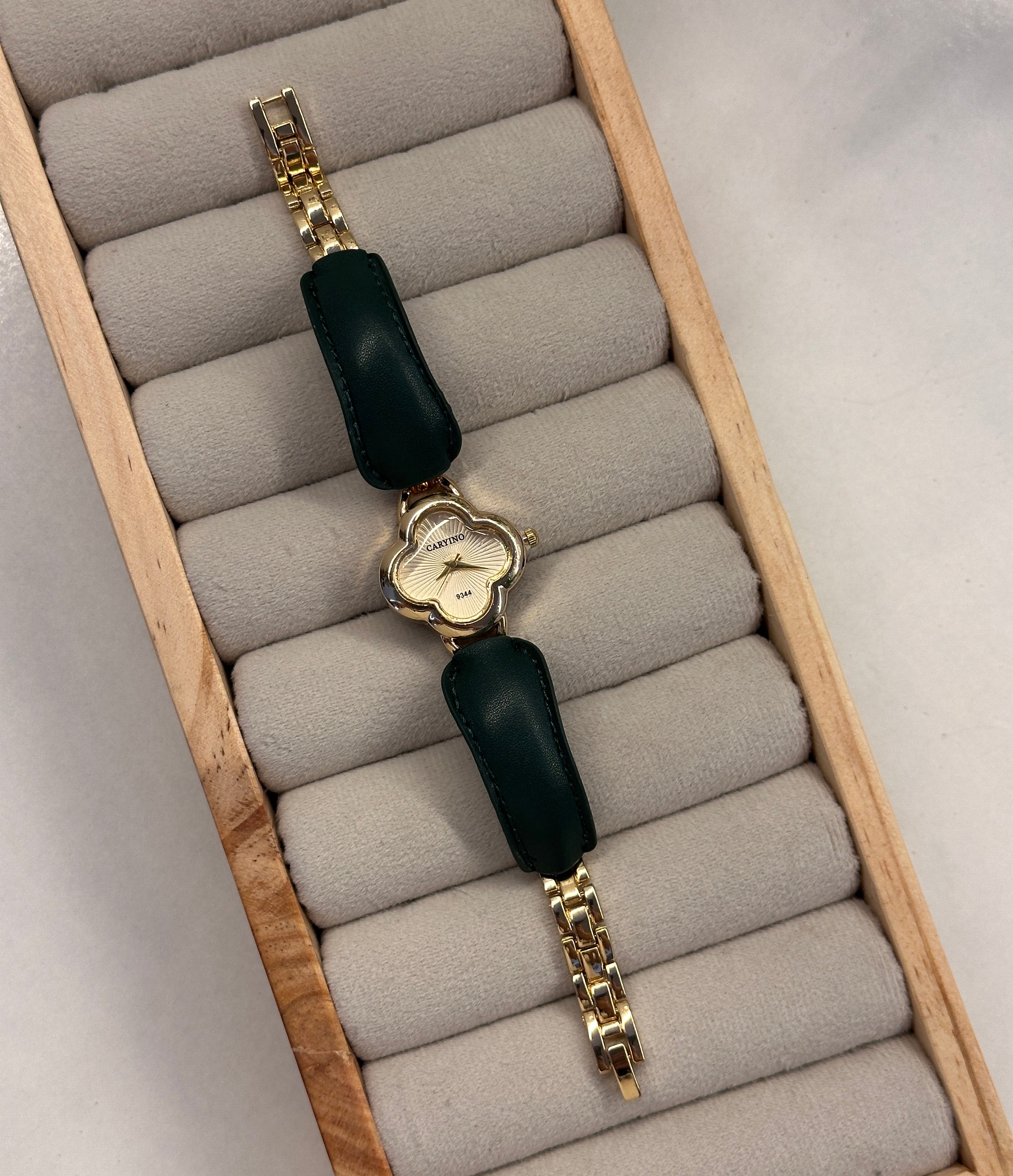 Leather watch
