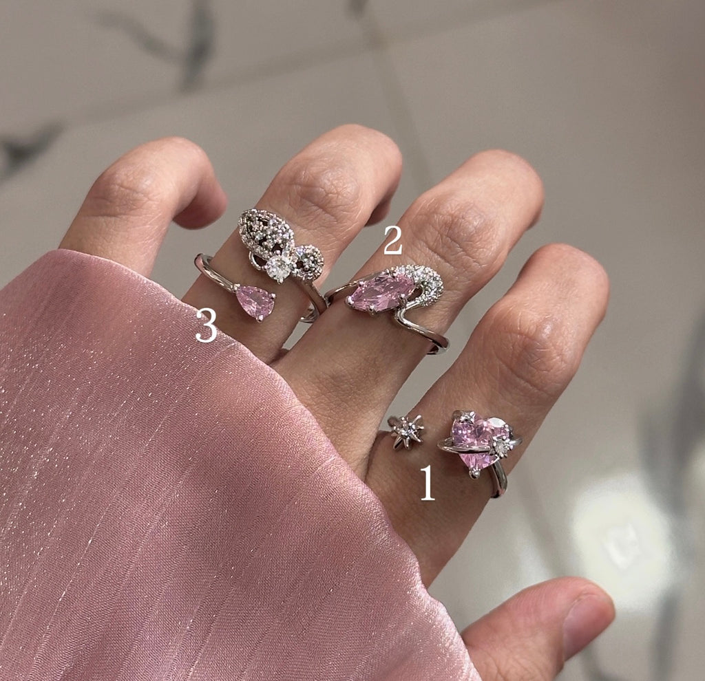 Diamond adjustable ring