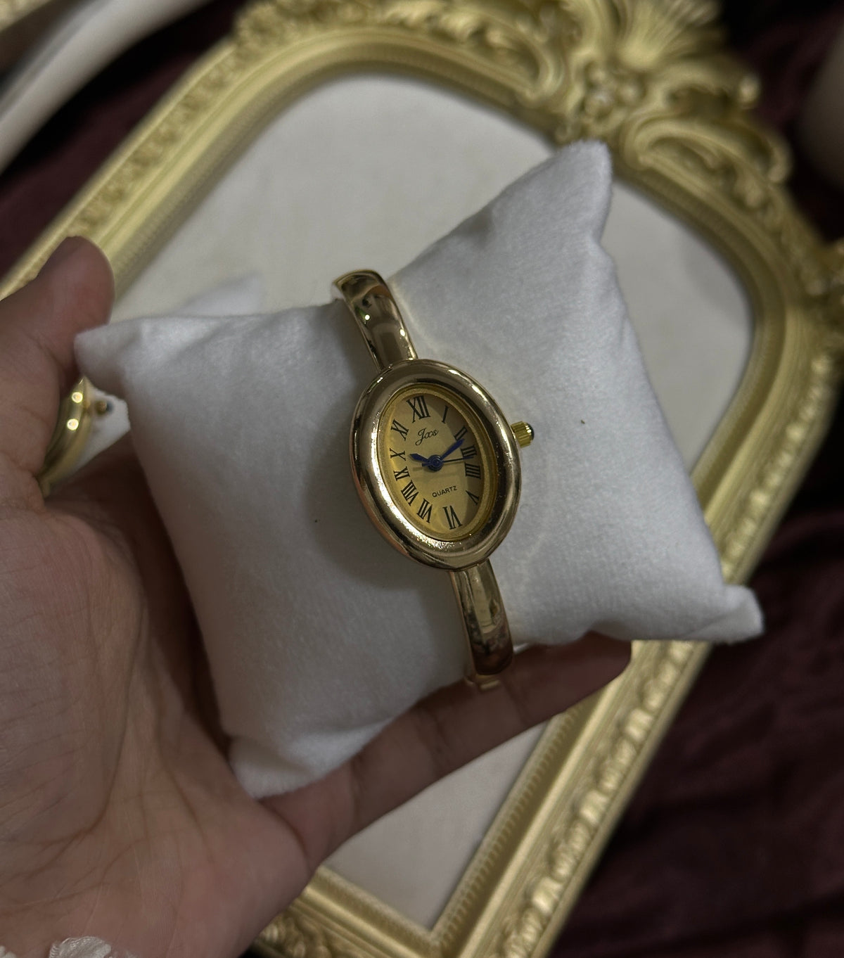 The elise gold watch
