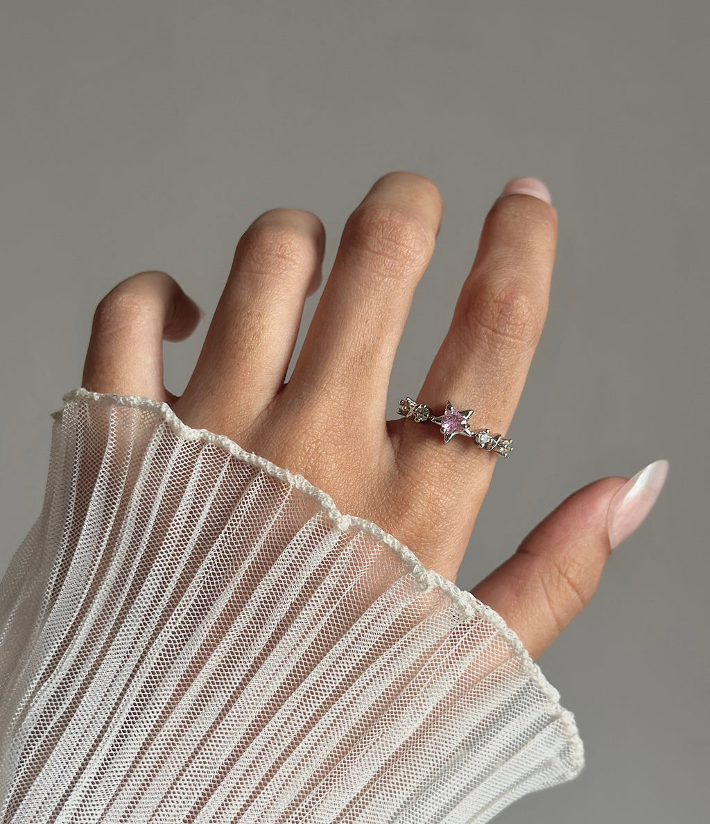 Pink Starlight Ring