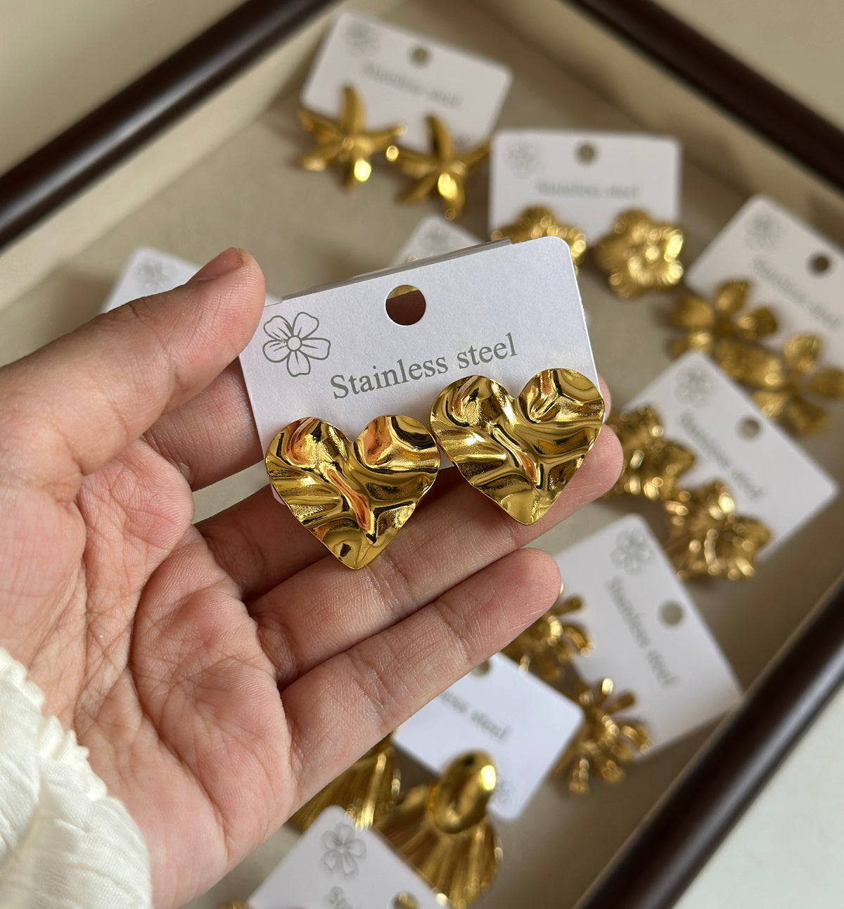 Heart shape earring