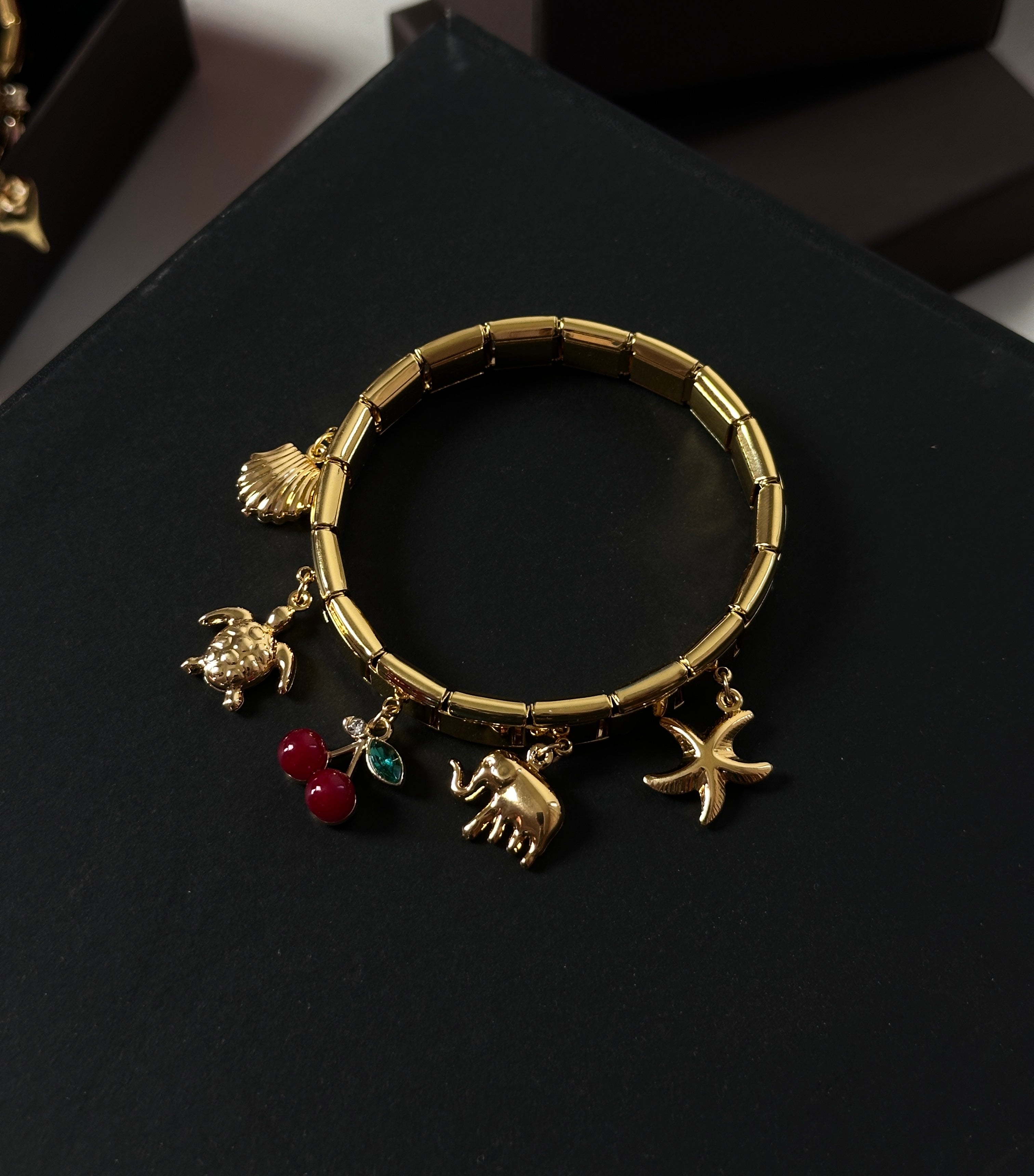 Italian cherry bracelet