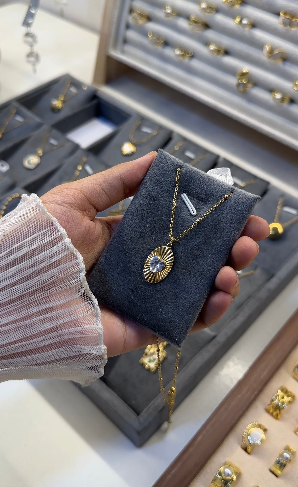Anti tarnished necklace