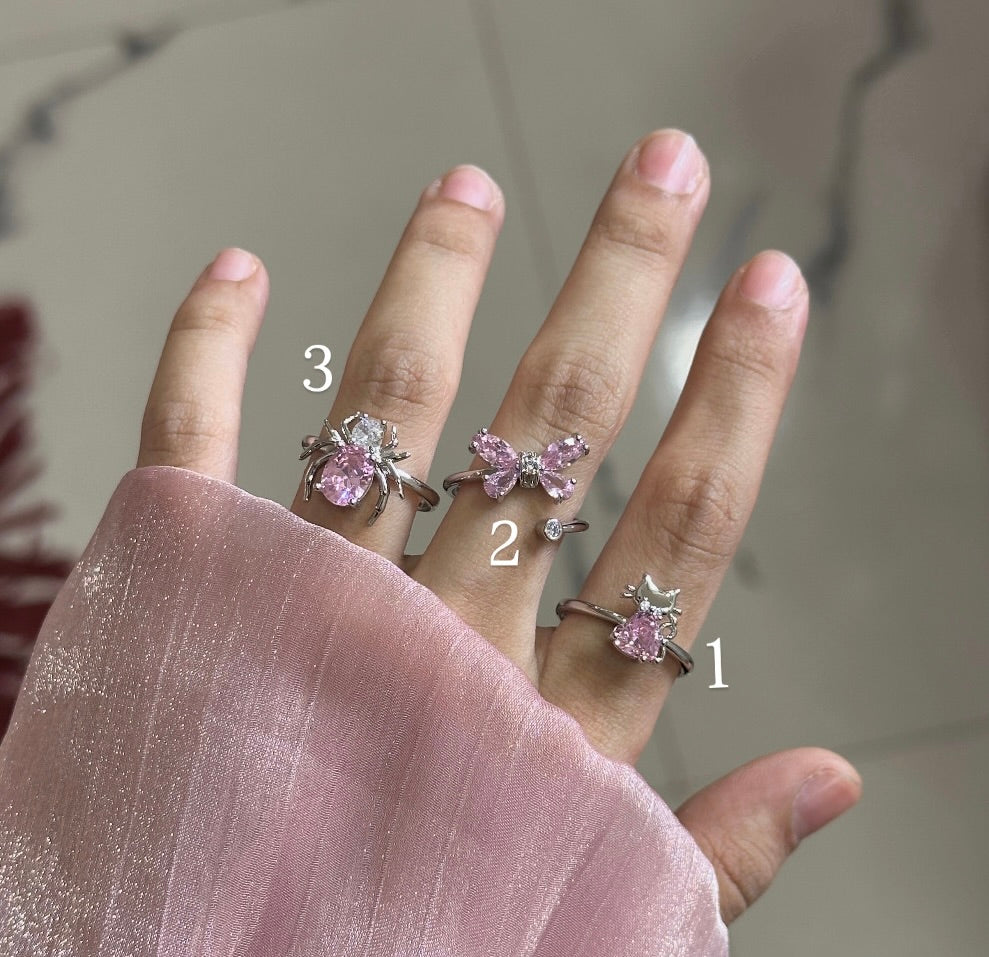 Diamond adjustable ring