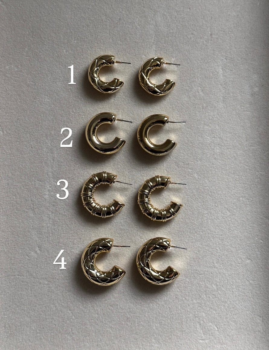 Acrylic Hoops earring