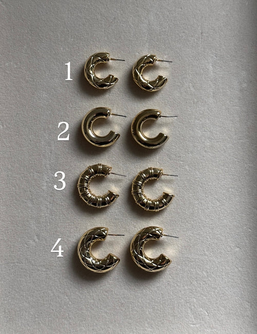 Acrylic Hoops earring
