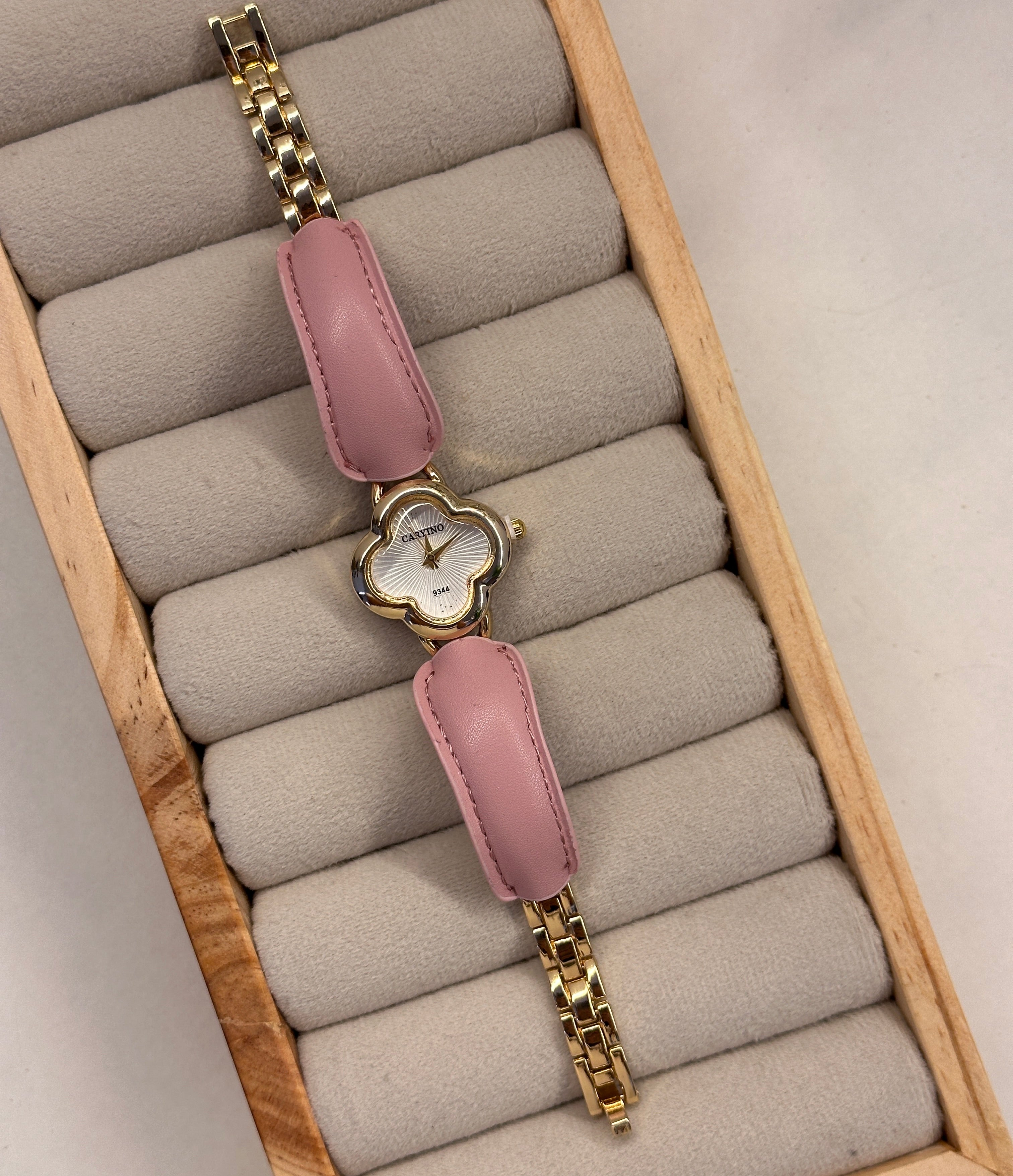 Leather watch