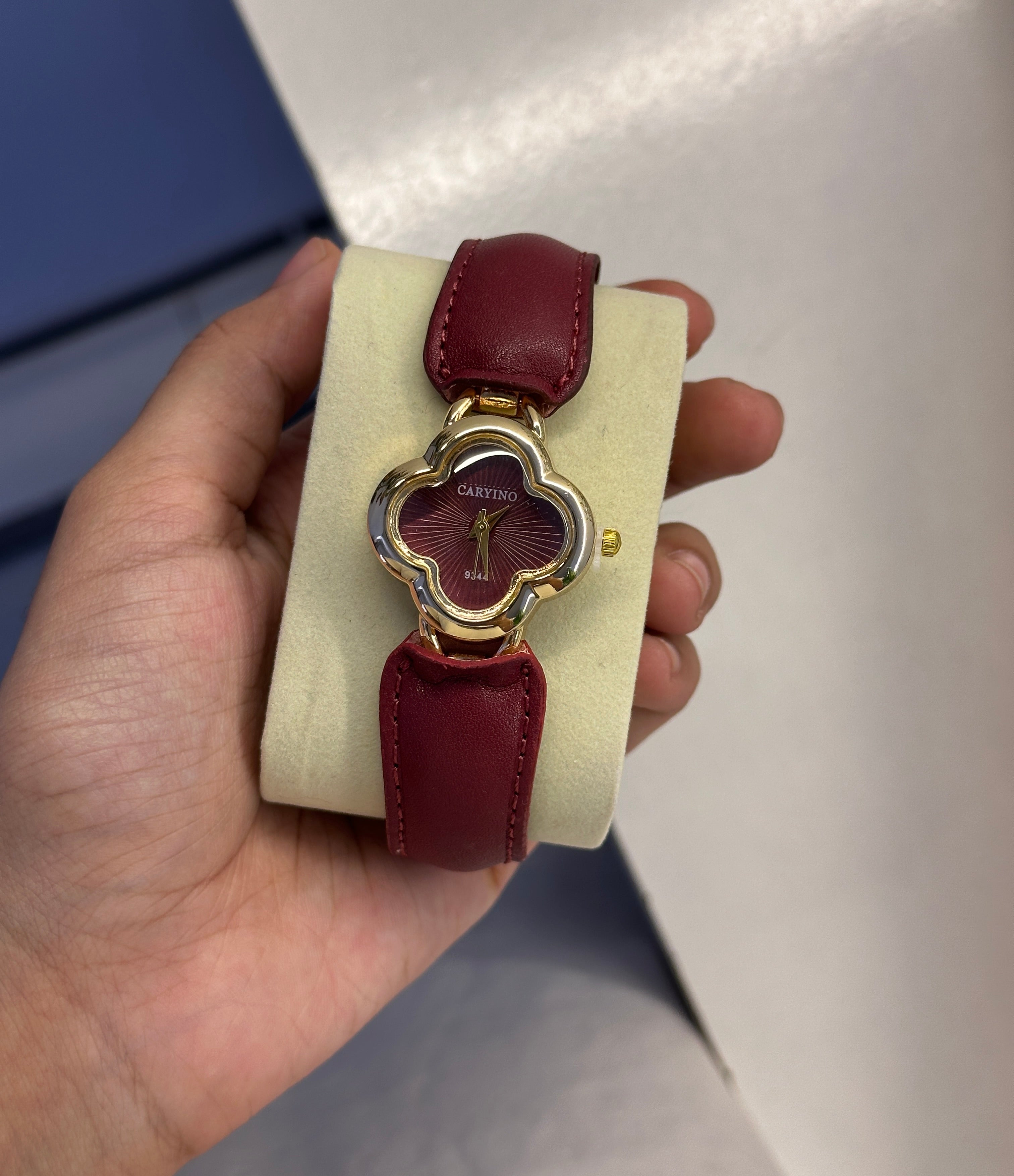 Leather watch