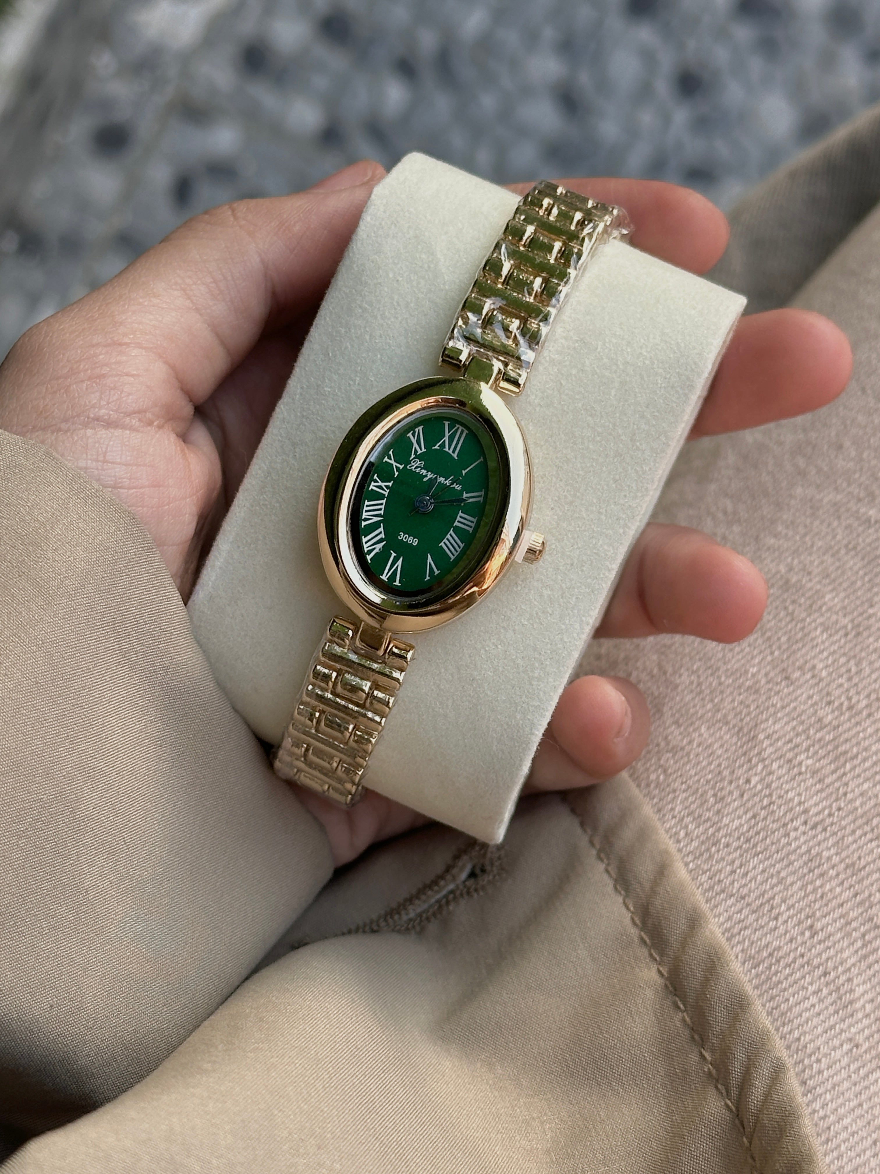 Royal green old money watch