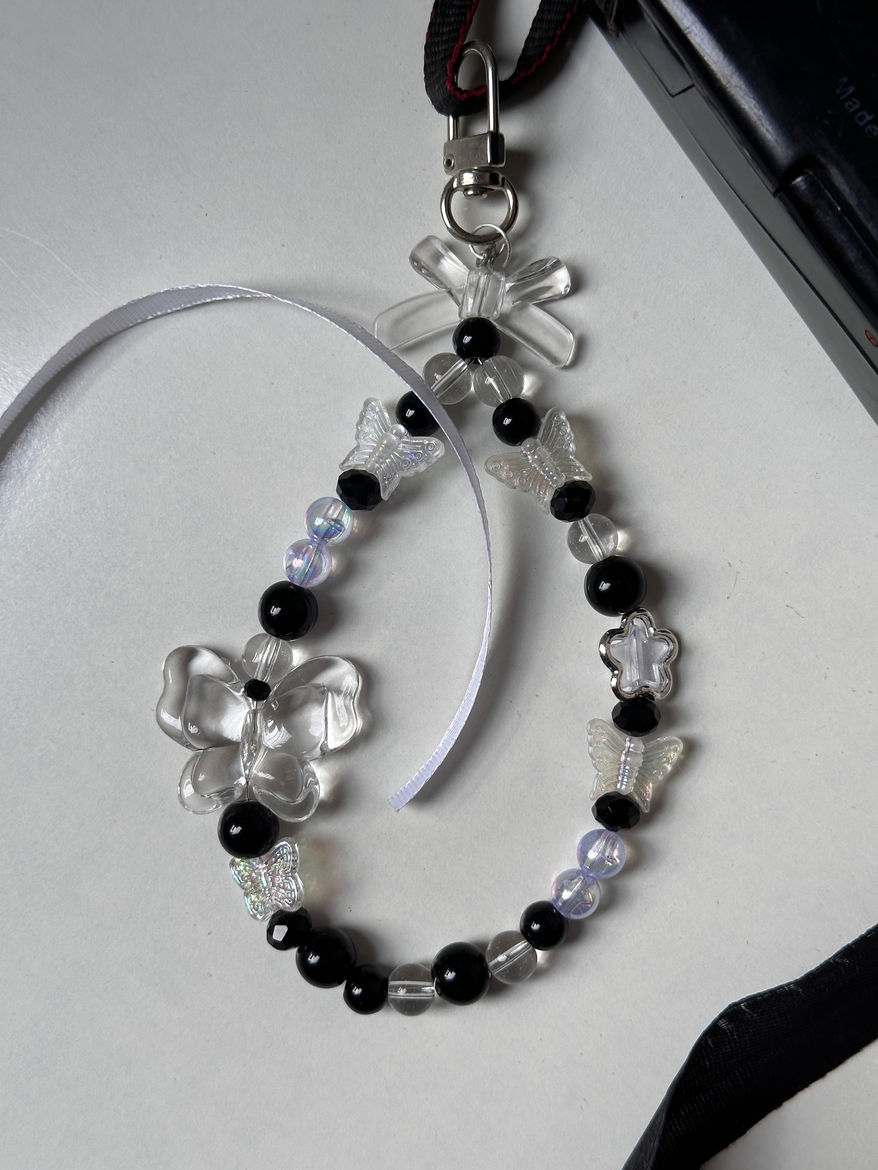 Butterfly keychain/ bag charm