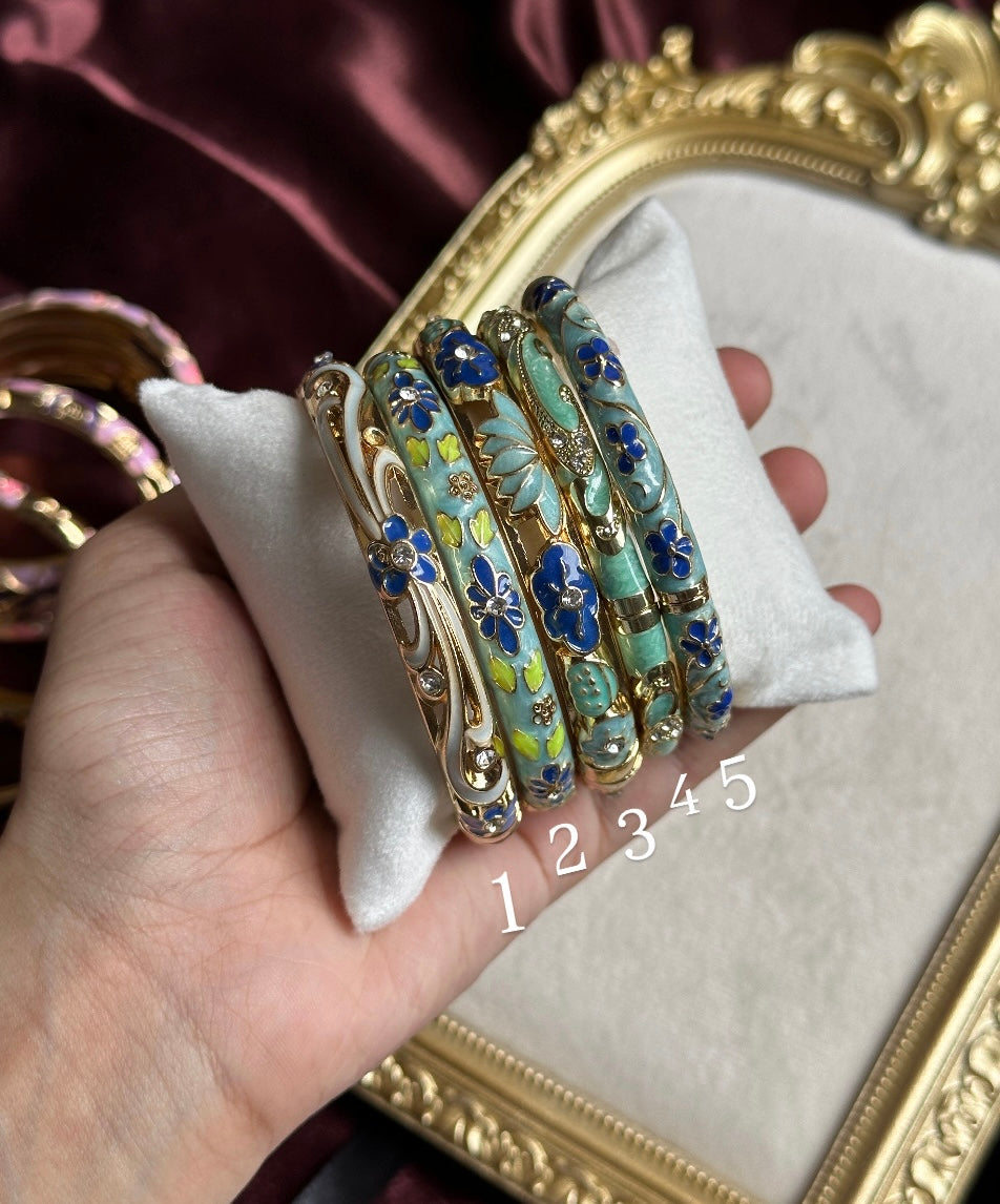 Enamel bangles