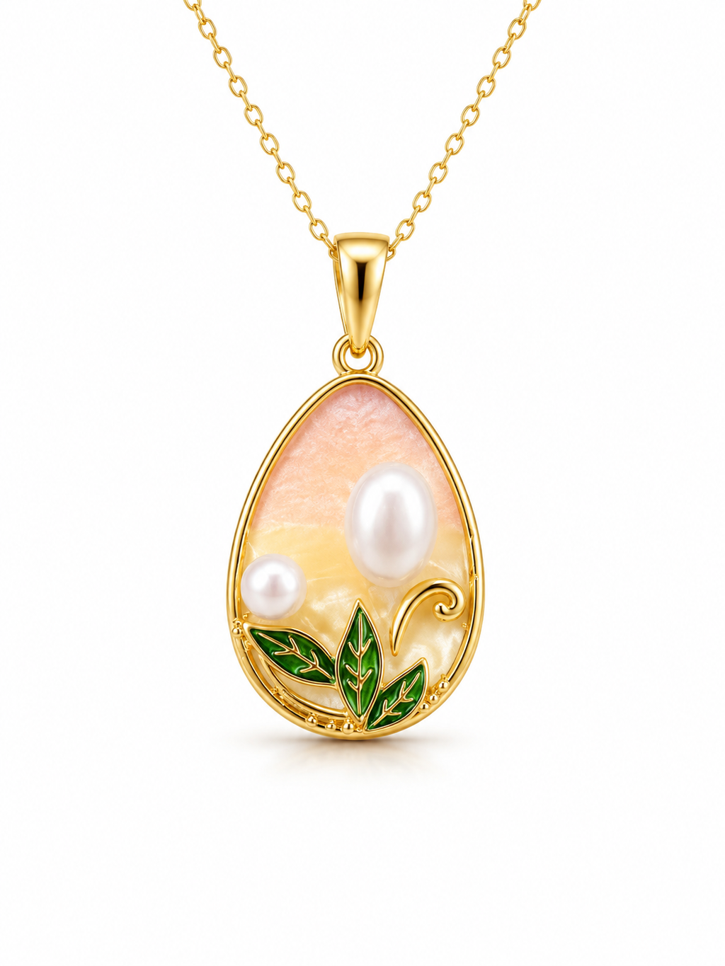 Anti tarnished neck peice