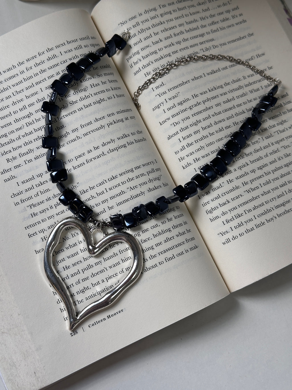 Premium big heart necklace