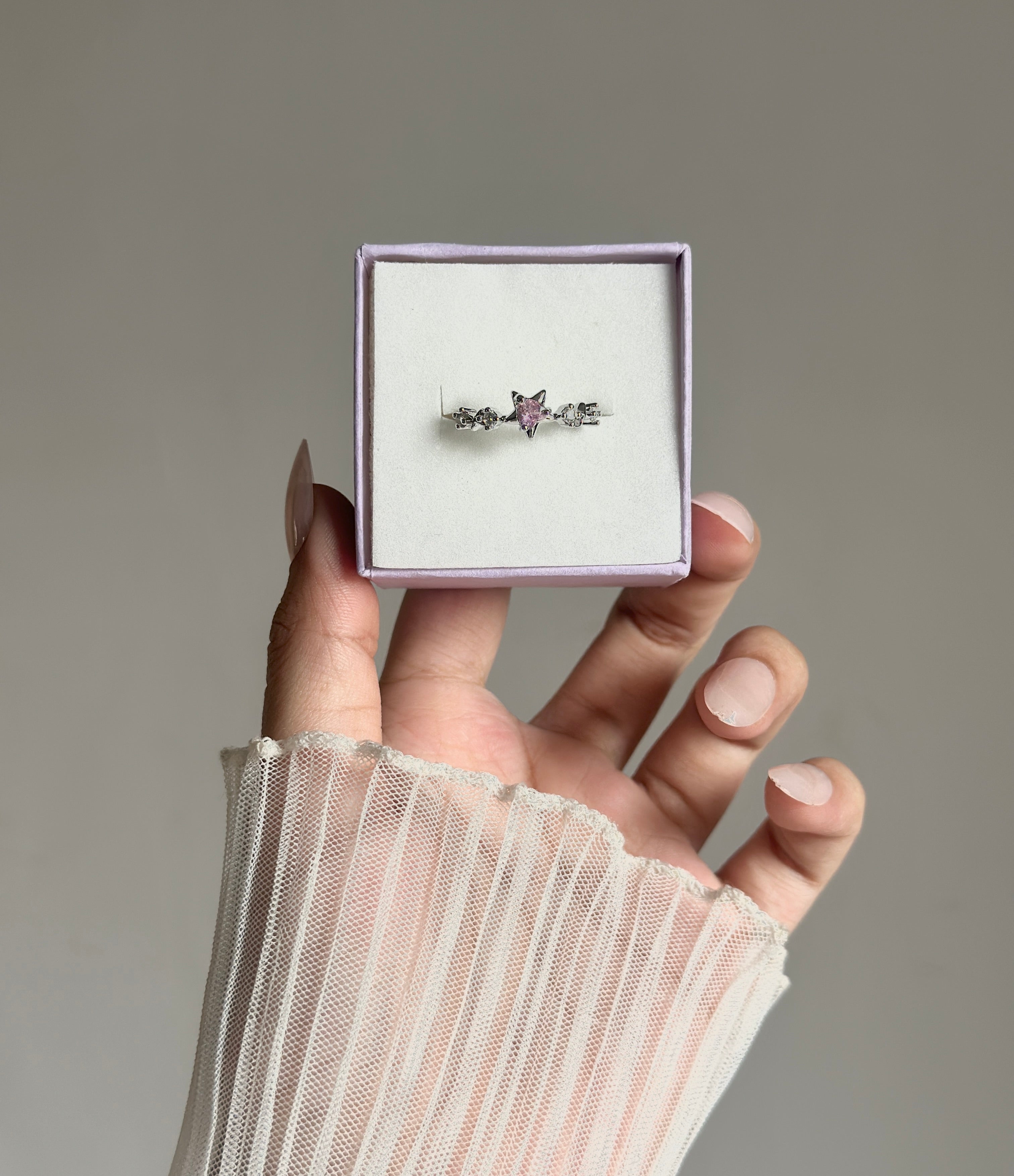Pink Starlight Ring