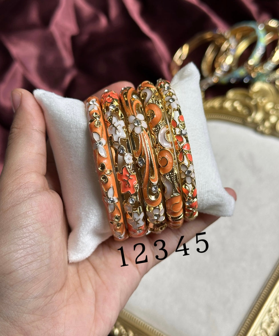 Enamel bangles