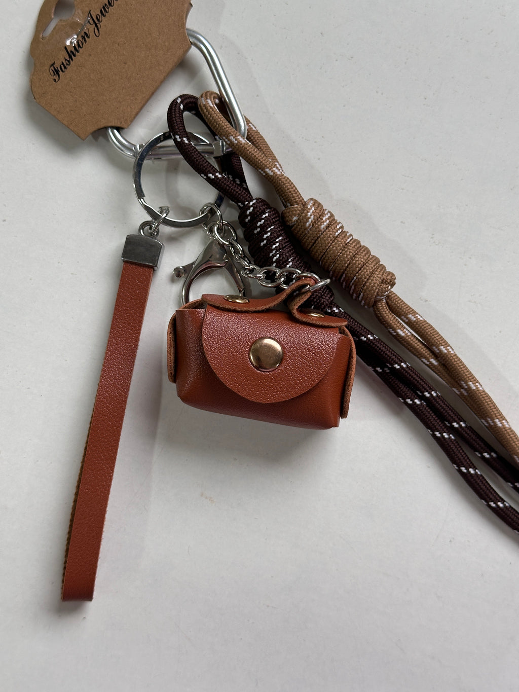 Brownie bag charm