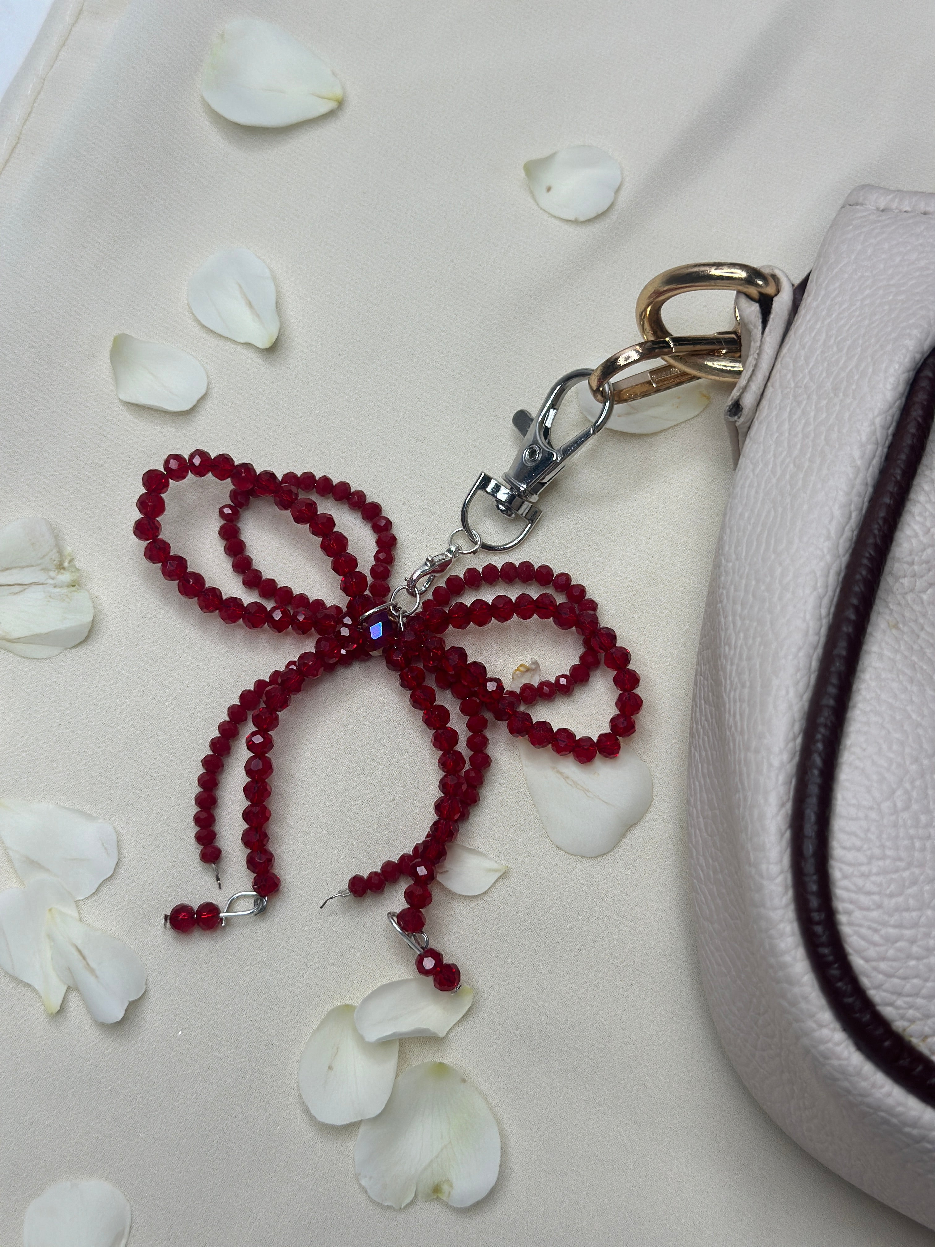 Red bow charm