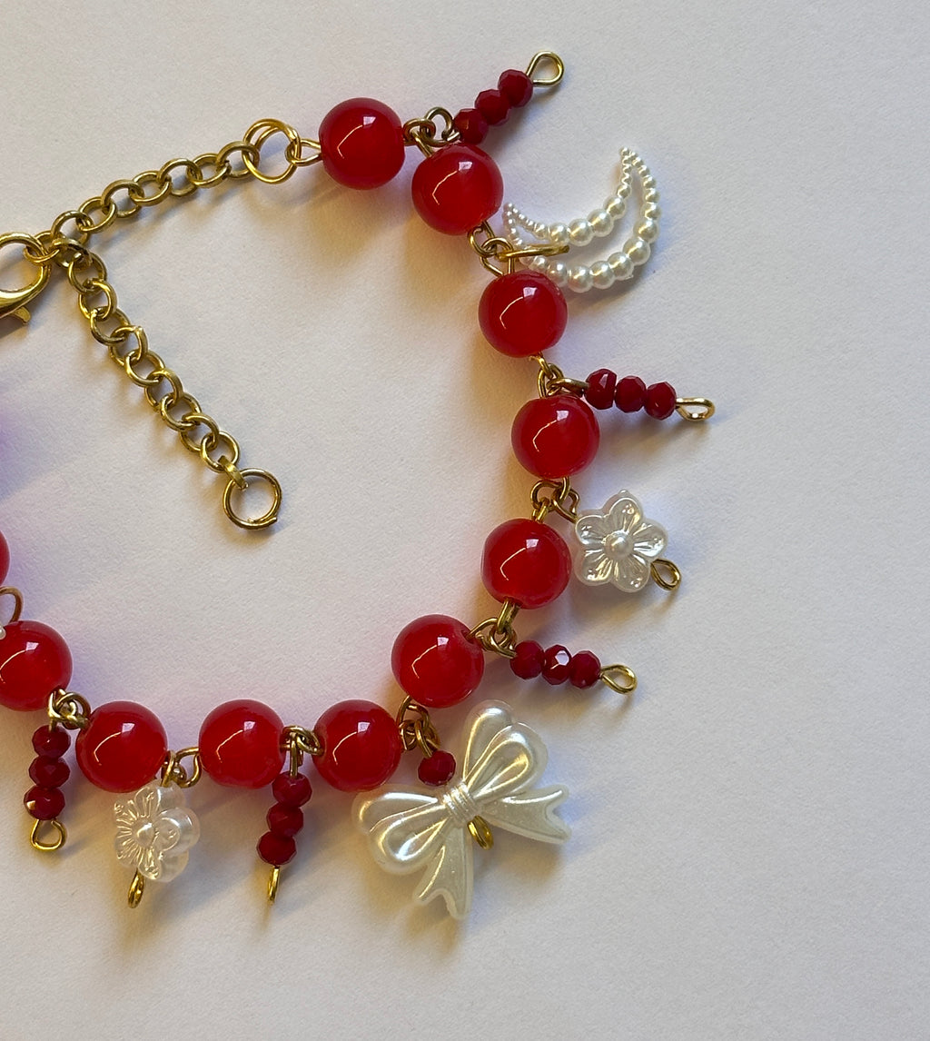 Red bow bracelet
