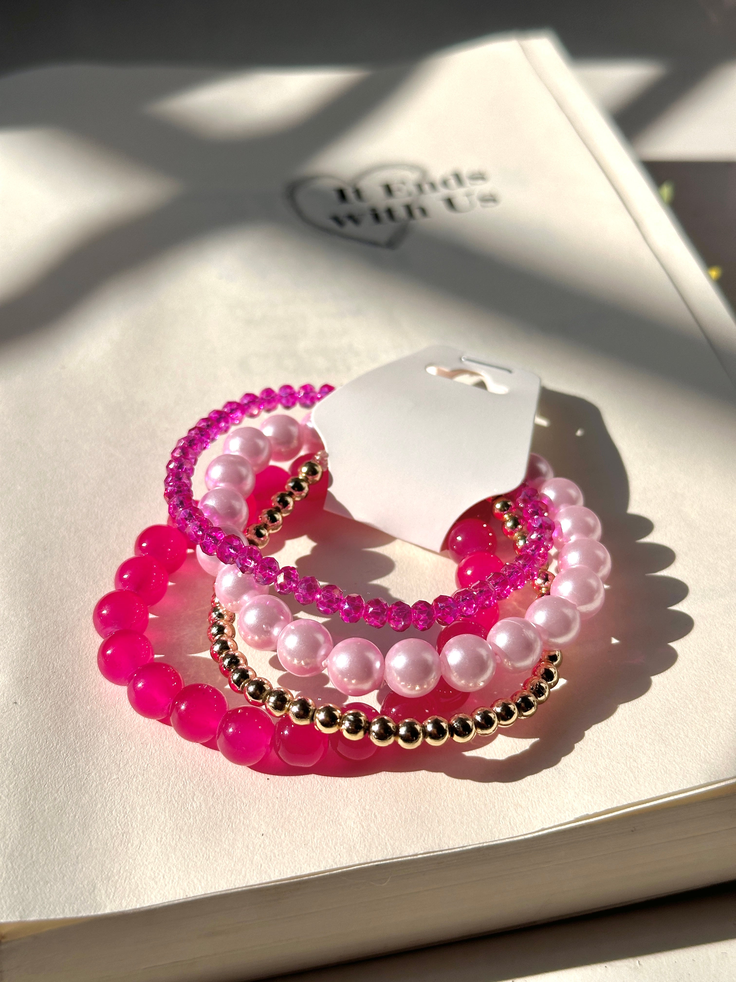 Dark pink stack (pack4)