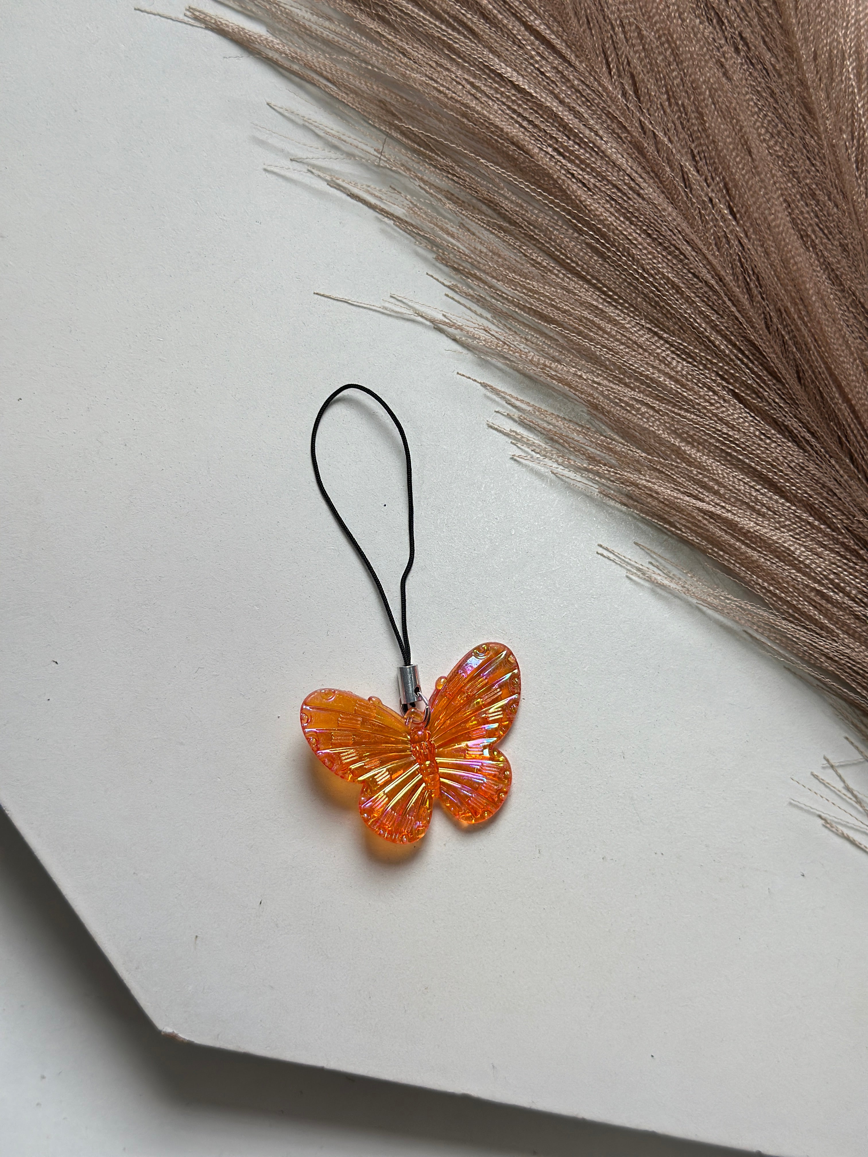 Butterfly phone charm