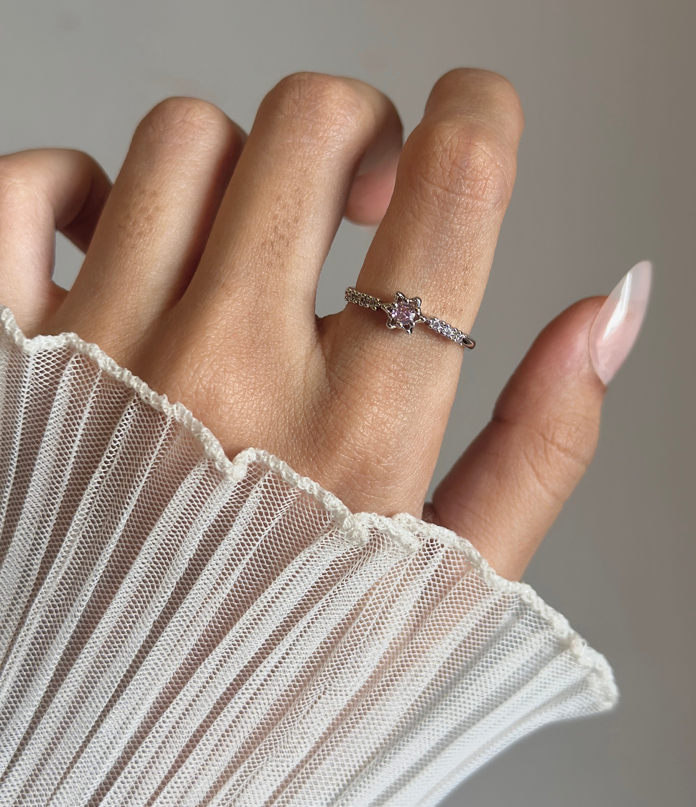 Pink Starlight Ring