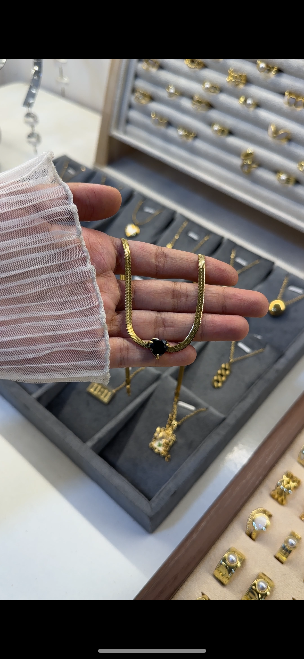 Anti tarnished necklace