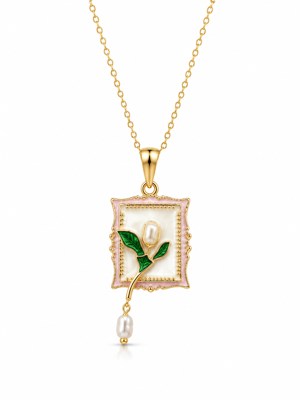 Anti tarnished neck peice