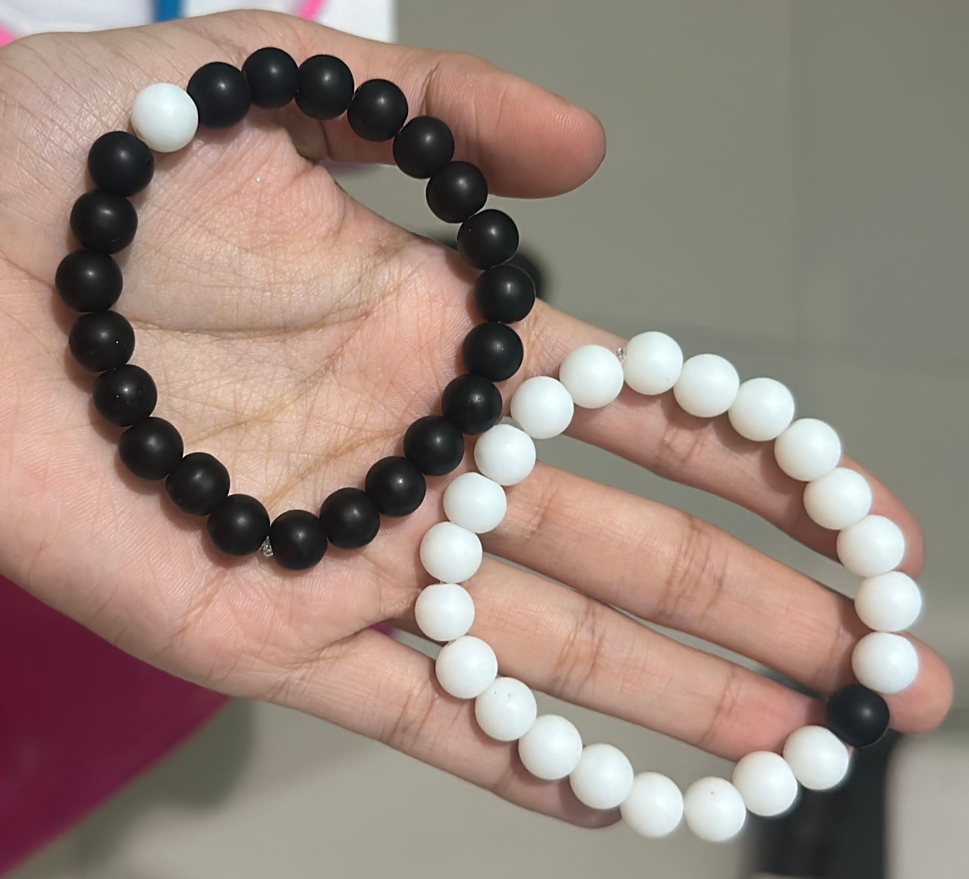 Matte pair bracelet