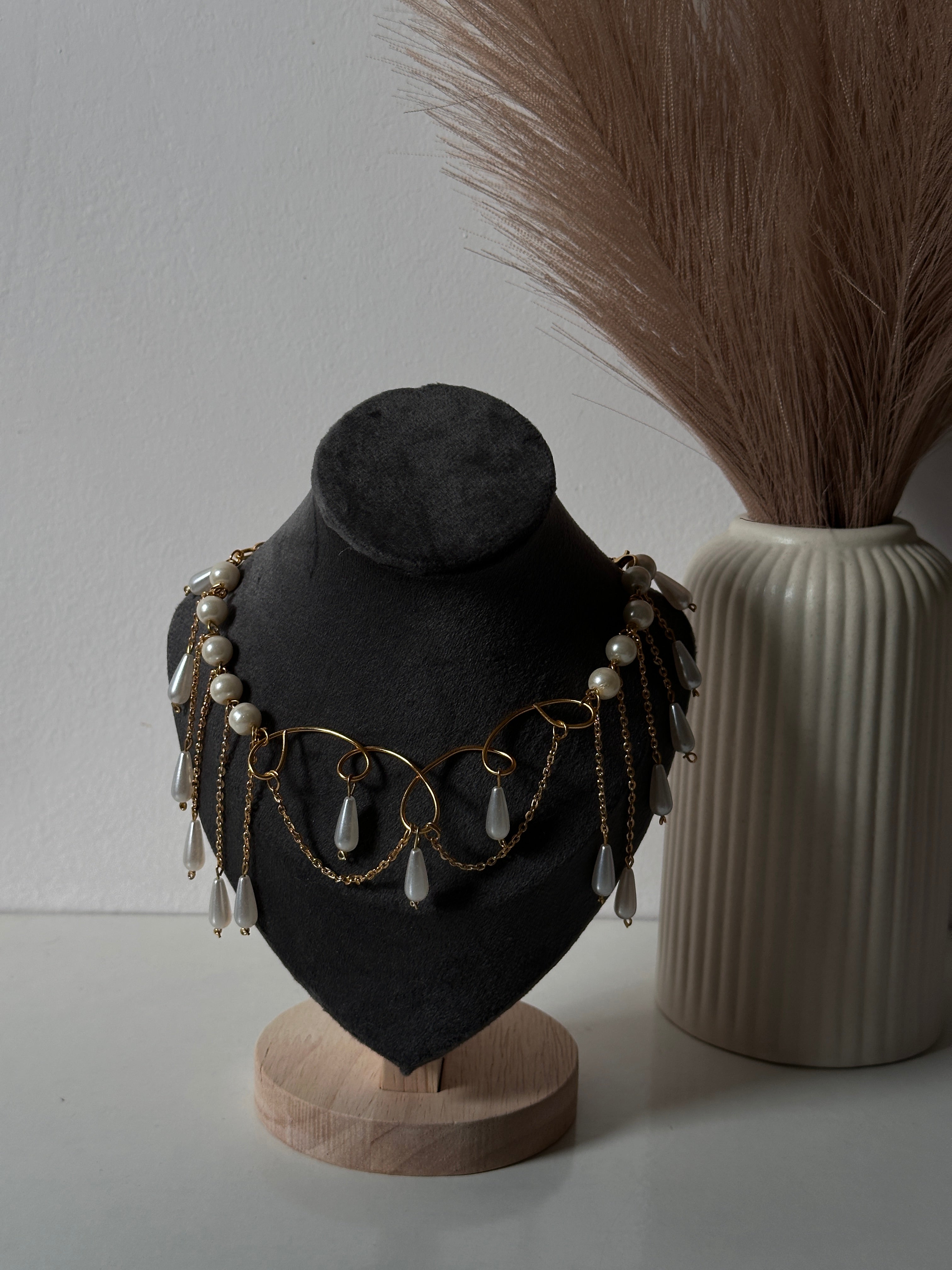 Pearl necklace set
